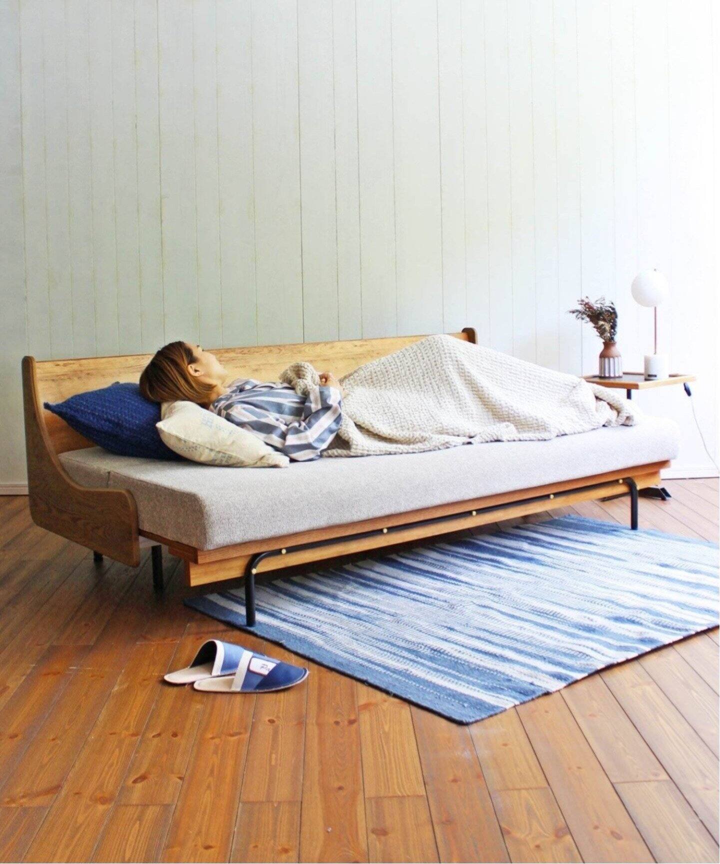 大型商品》HABITAT SOFA BED ハビタソファ ベット ベージュ