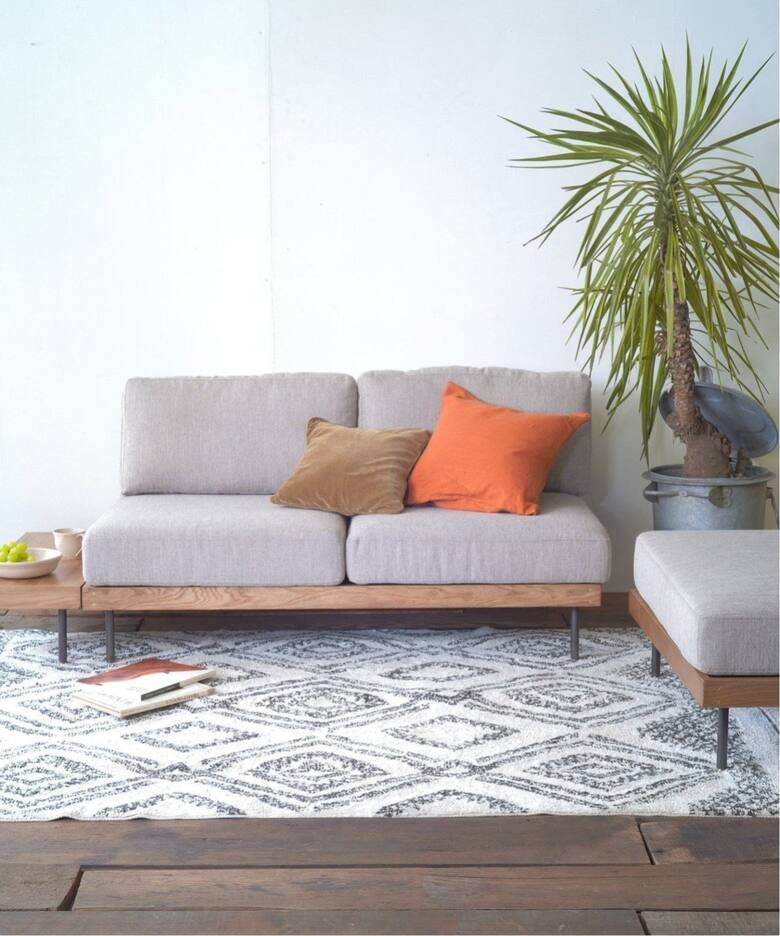 大型商品》LILLE SOFA 2シーター リルソファ ベージュ 2nd（ソファ  