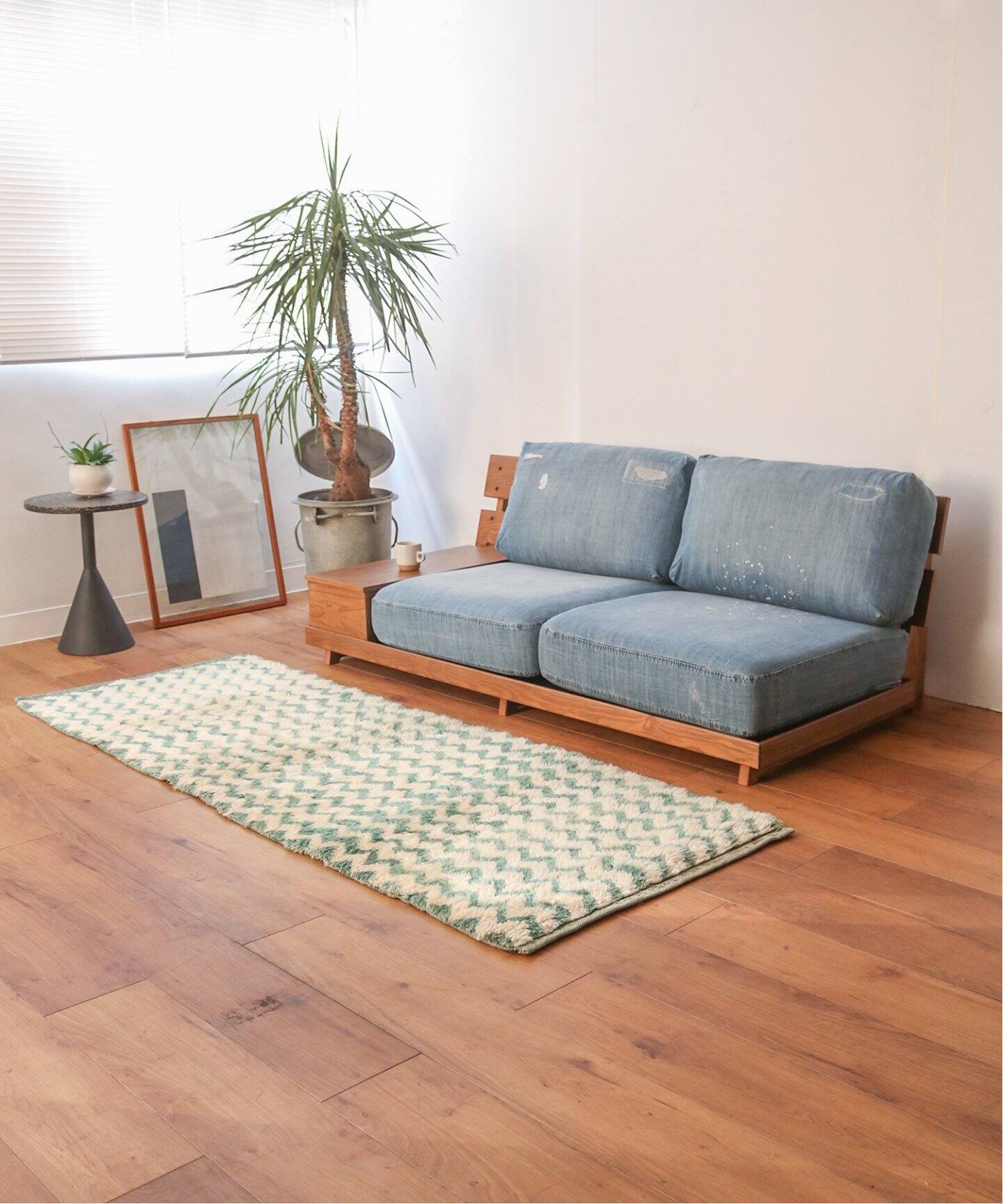大型商品》HARY SOFA_Damage DENIM ハリーソファ ダメージデニム 