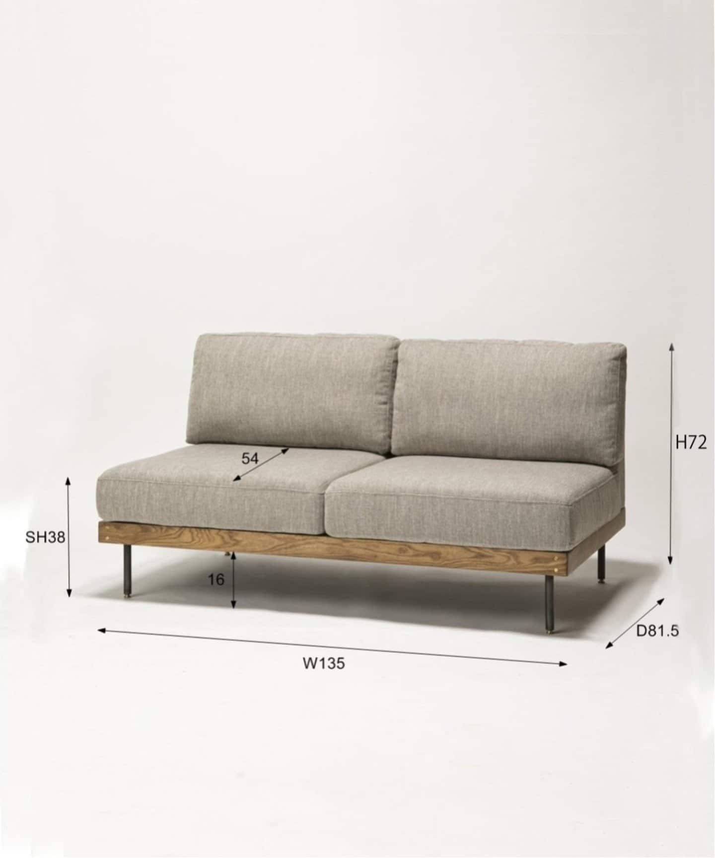 JOURNAL STANDARD FURNITURE　 2シーター リルソファ JOURNAL STANDARD FURNITURE LILLE SOFA 2 Seater / ジャーナル