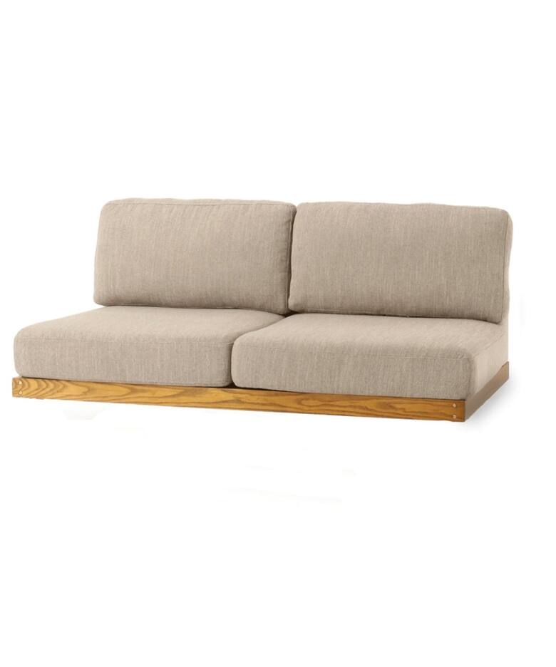 大型商品》LILLE SOFA 2シーター リルソファ ベージュ 2nd（ソファ 