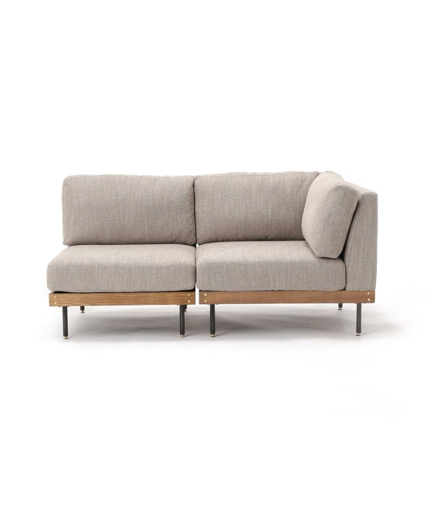 大型商品》LILLE CORNER SOFA BE リル コーナー ソファ ベージュ2ND