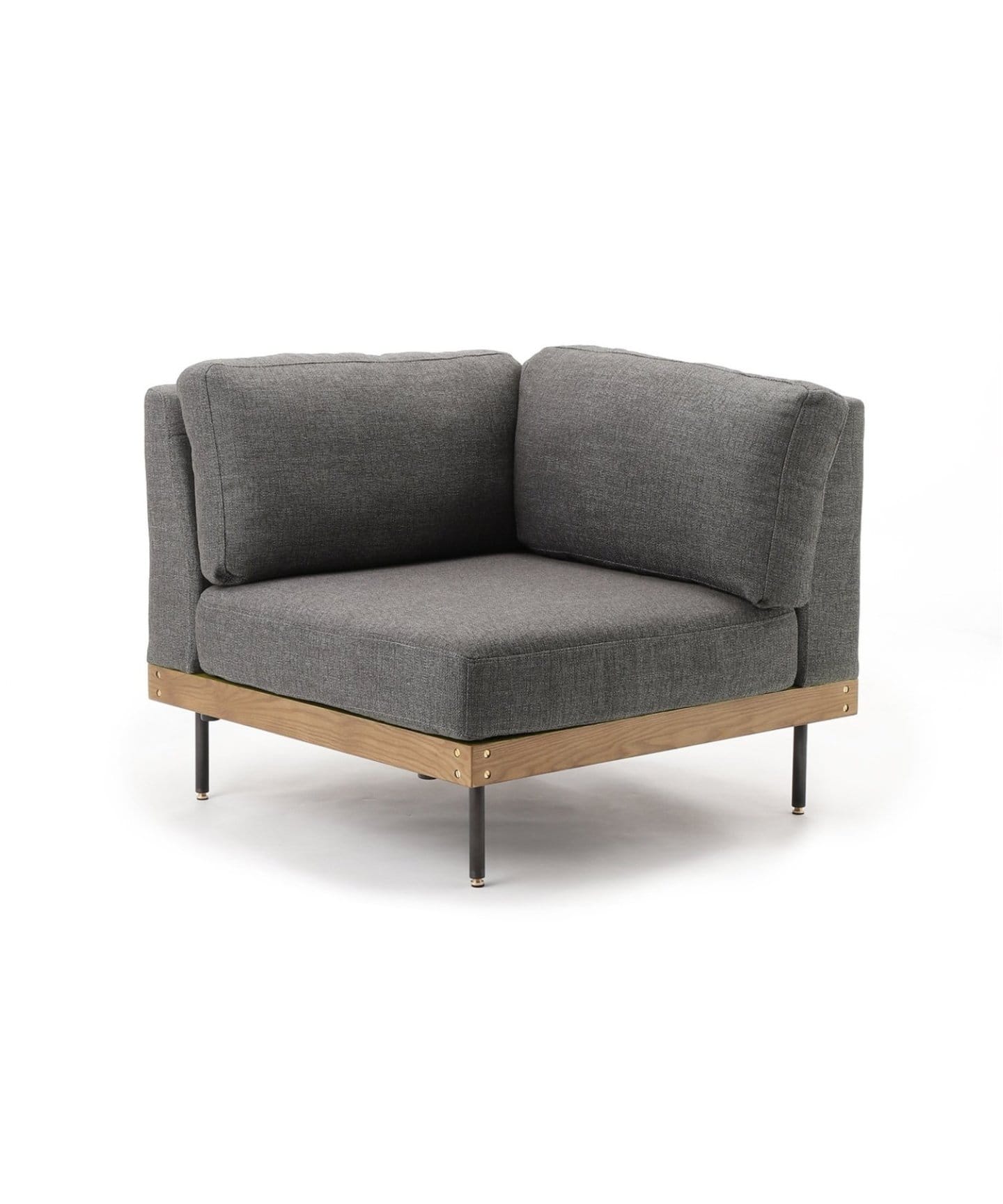大型商品》LILLE CORNER SOFA リル コーナー ソファ グレー 2ND
