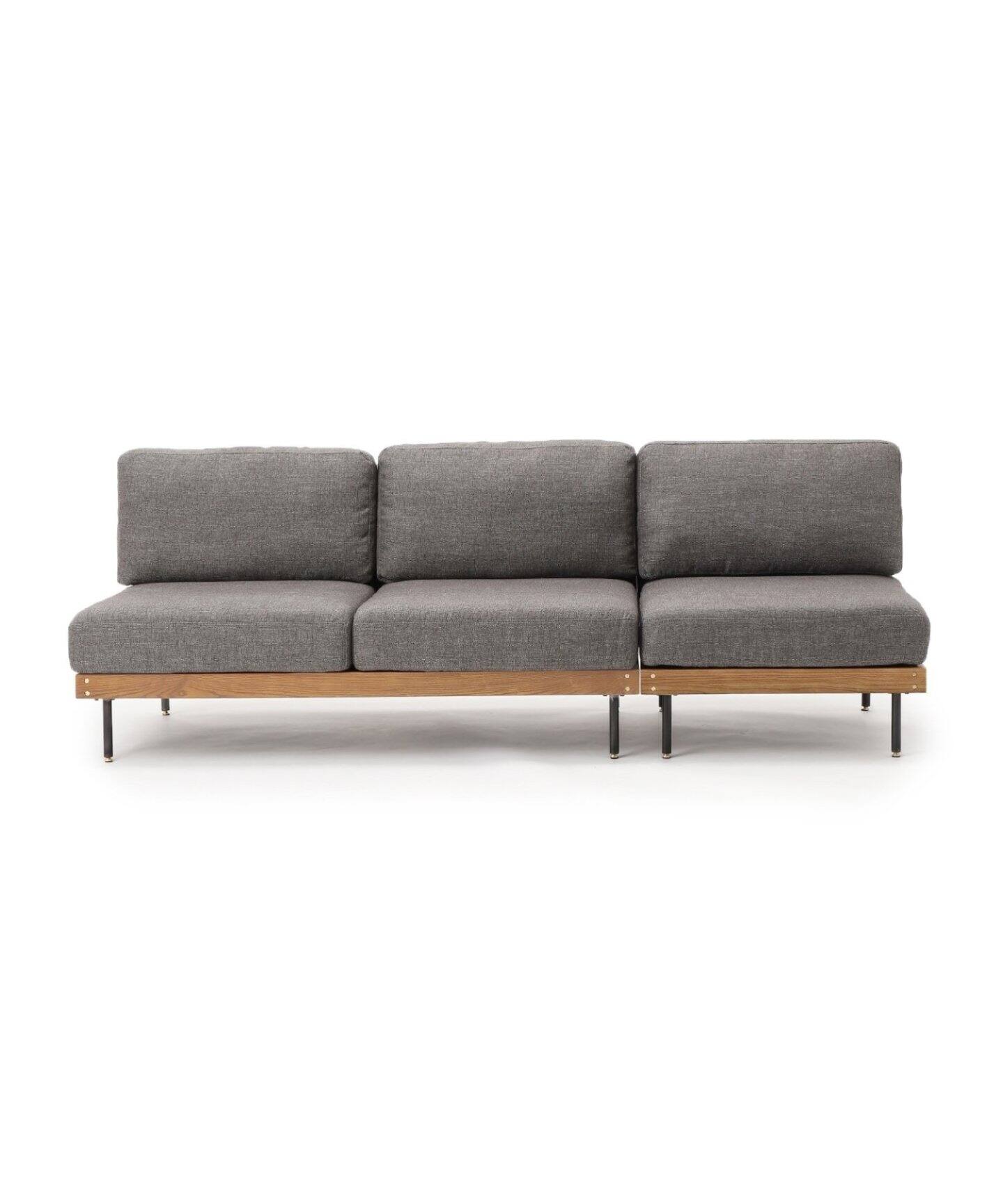 大型商品》LILLE CORNER SOFA リル コーナー ソファ グレー 2ND