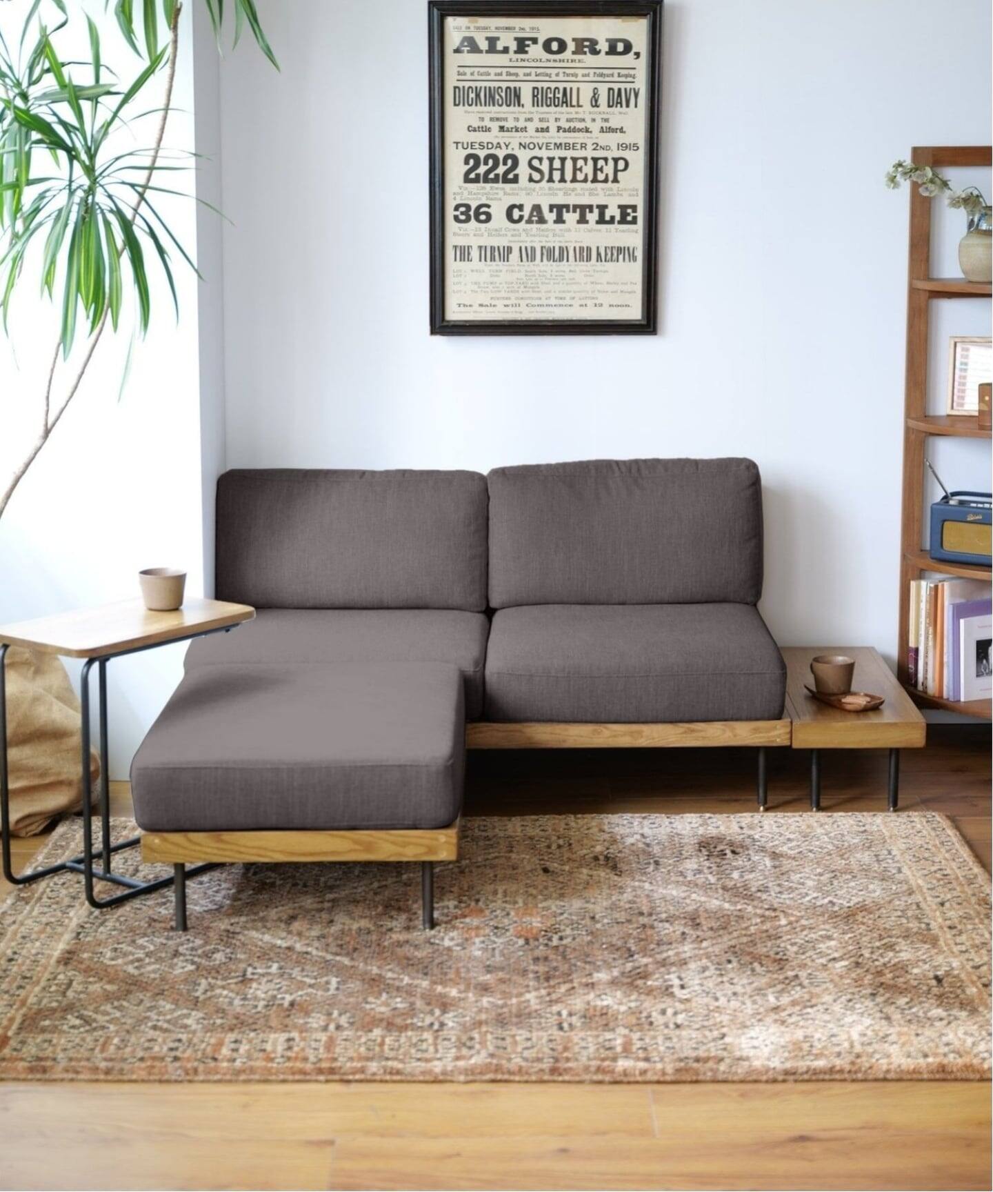 hawa　ジャーナルスタンダードファニチャー　リルオットマン LILLE OTTOMAN リルオットマン グレー 2ND（ソファ）｜JOURNAL