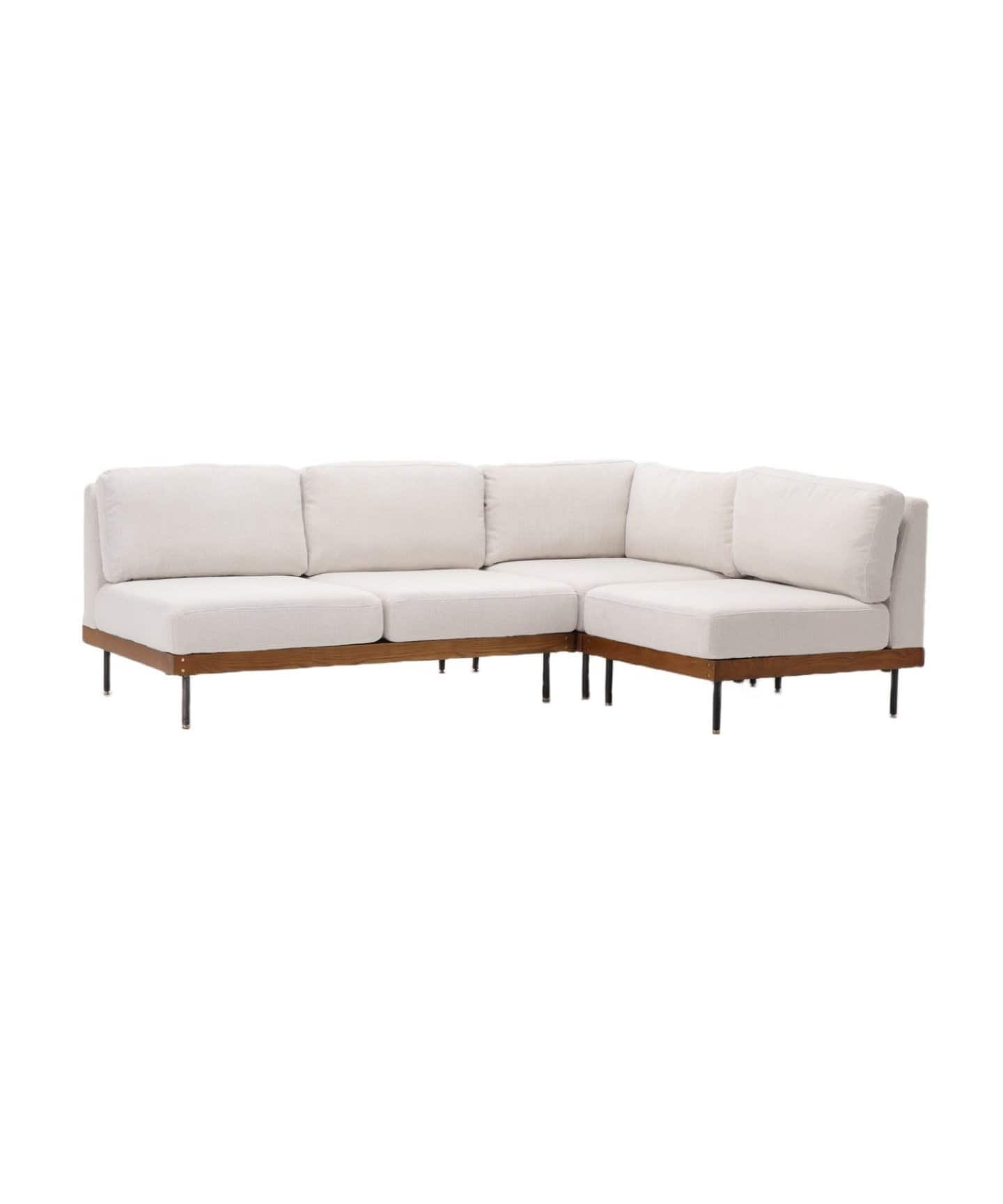 ジャーナルスタンダード　オットマン LILLE リル 　ソファ　ホワイト　北欧 中型商品》LILLE OTTOMAN リルオットマン ホワイト 2nd（ソファ