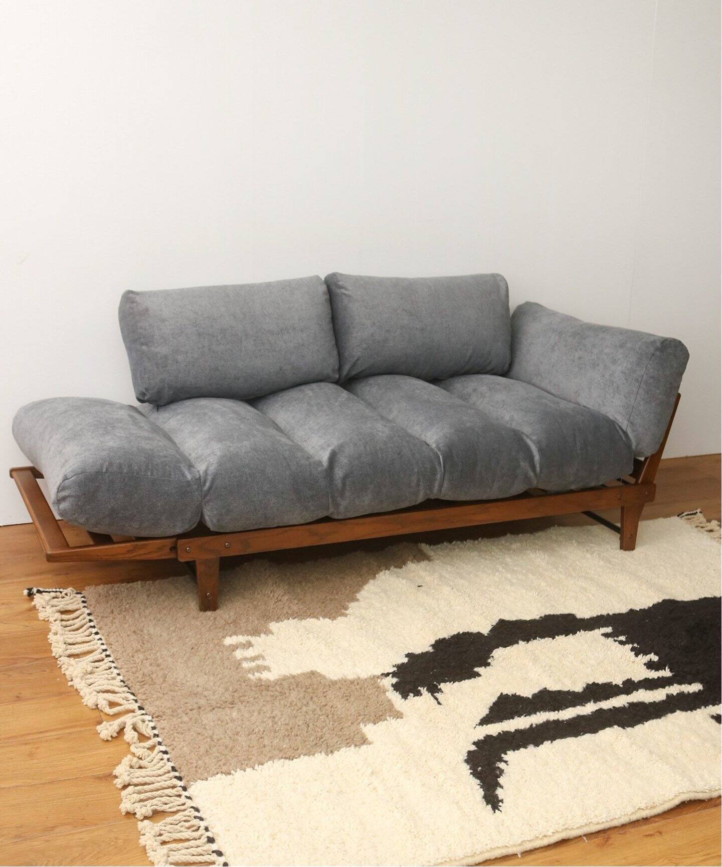 大型商品》ALVESTA SOFA BLG アルベスタソファ ブルーグレー（ソファ