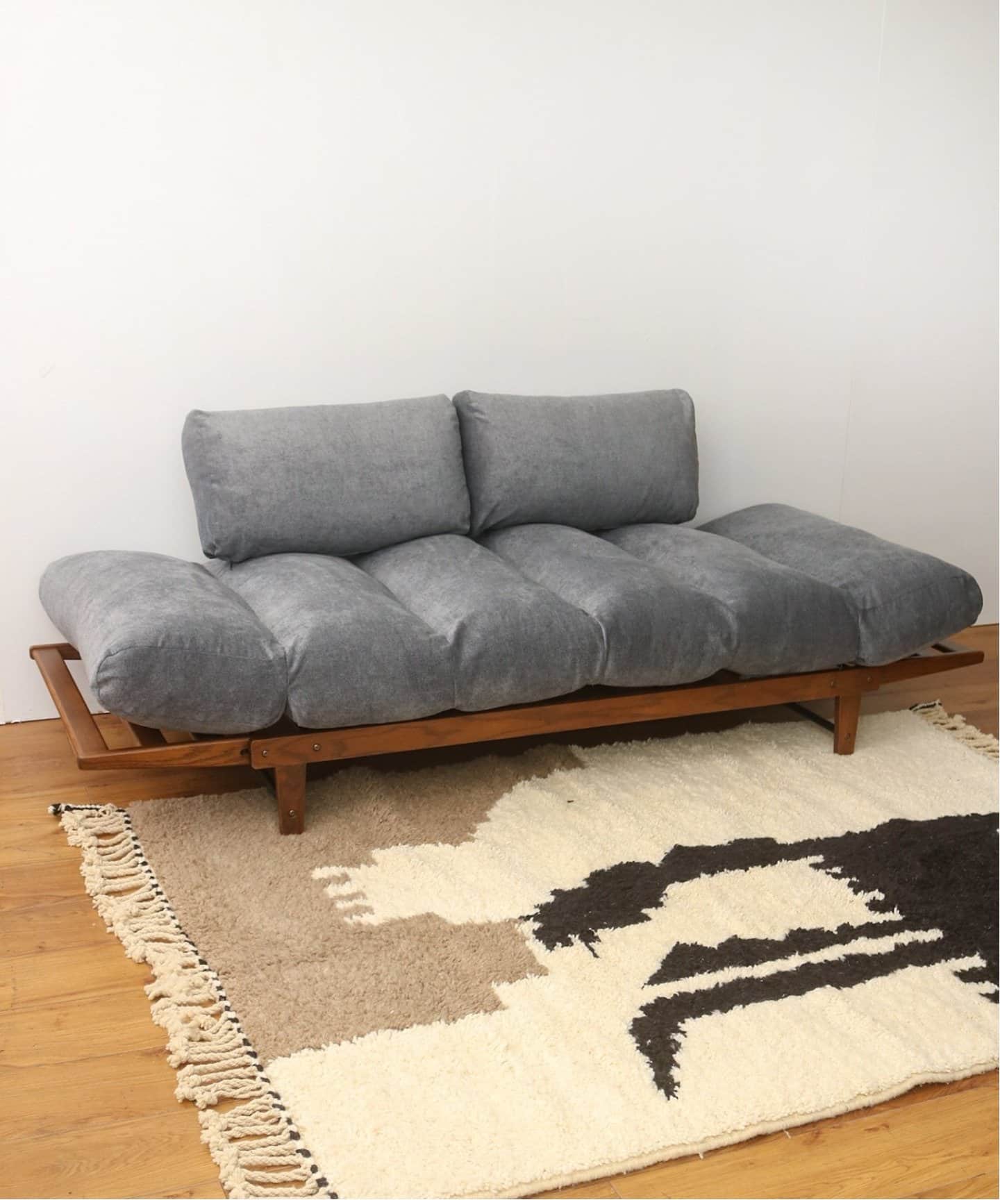 大型商品》ALVESTA SOFA BLG アルベスタソファ ブルーグレー（ソファ