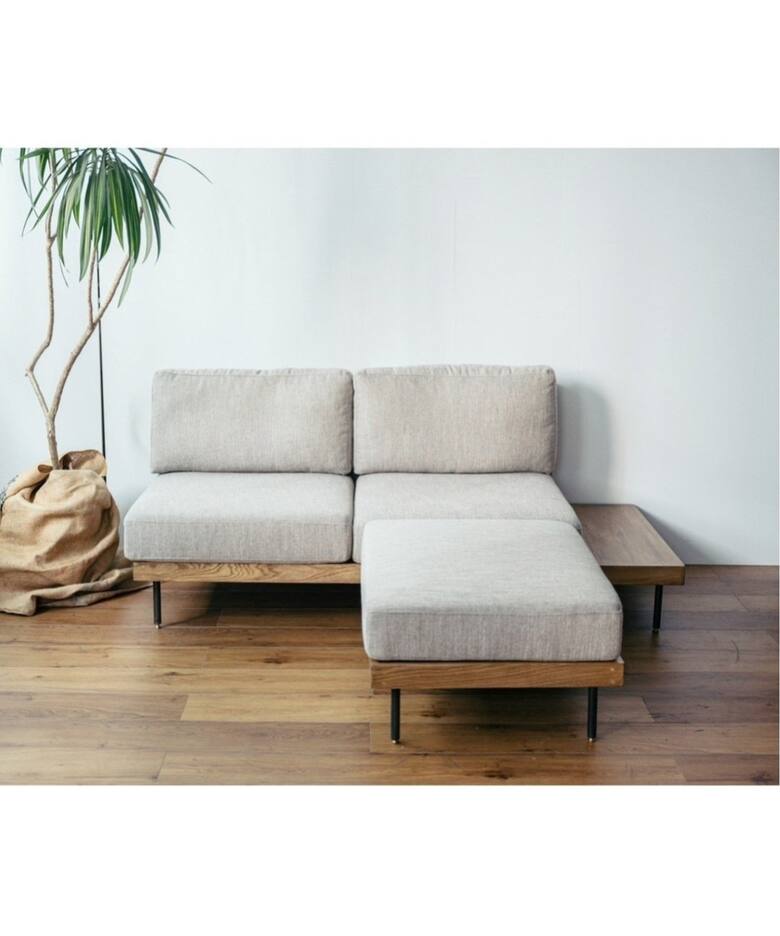 大型商品》LILLE SOFA 2シーター リルソファ ベージュ 2nd（ソファ 