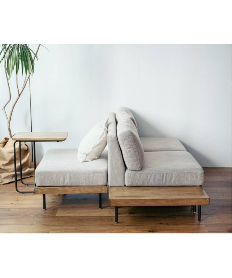 大型商品》LILLE SOFA 2シーター リルソファ ベージュ 2nd（ソファ 