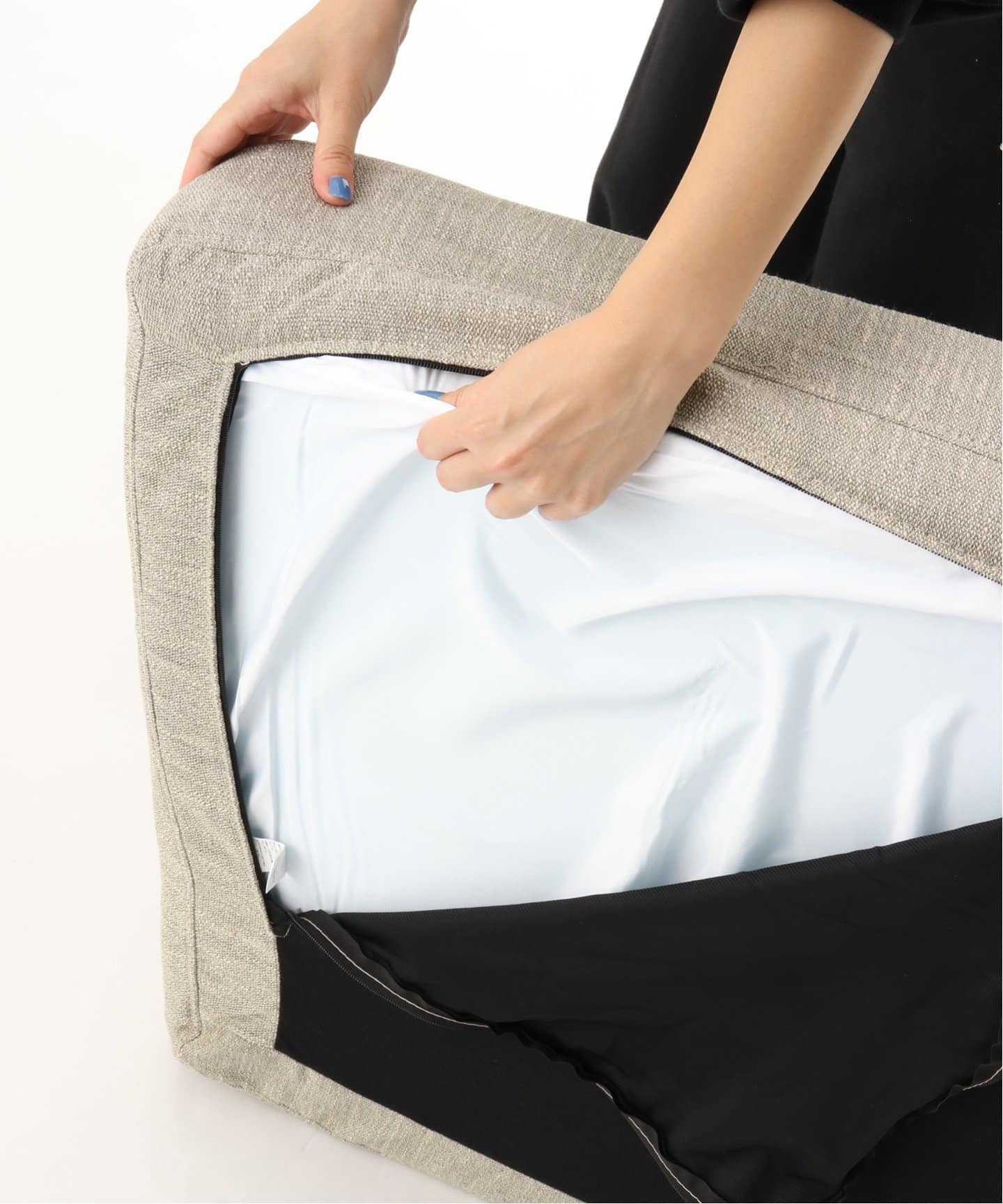 大型商品》LILLE SOFA リルソファ 1シーター ベージュ2nd（ソファ