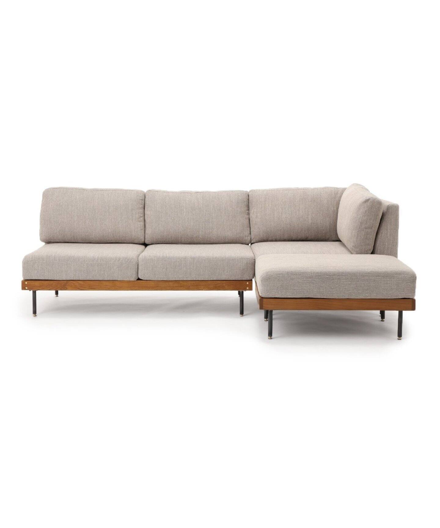 アルパカ リル コーナー ソファ ベージュ 大型商品》LILLE CORNER SOFA BE リル コーナー ソファ ベージュ