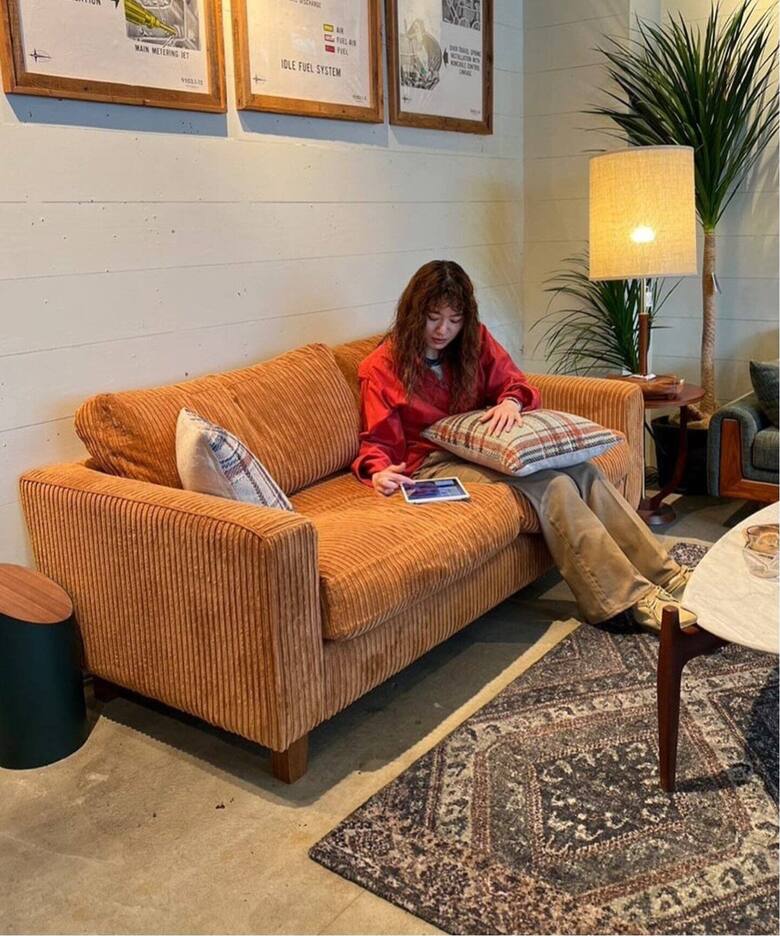 大型商品》JETTY feather SOFA 2P W156 AC-07 ジェティー フェザー 