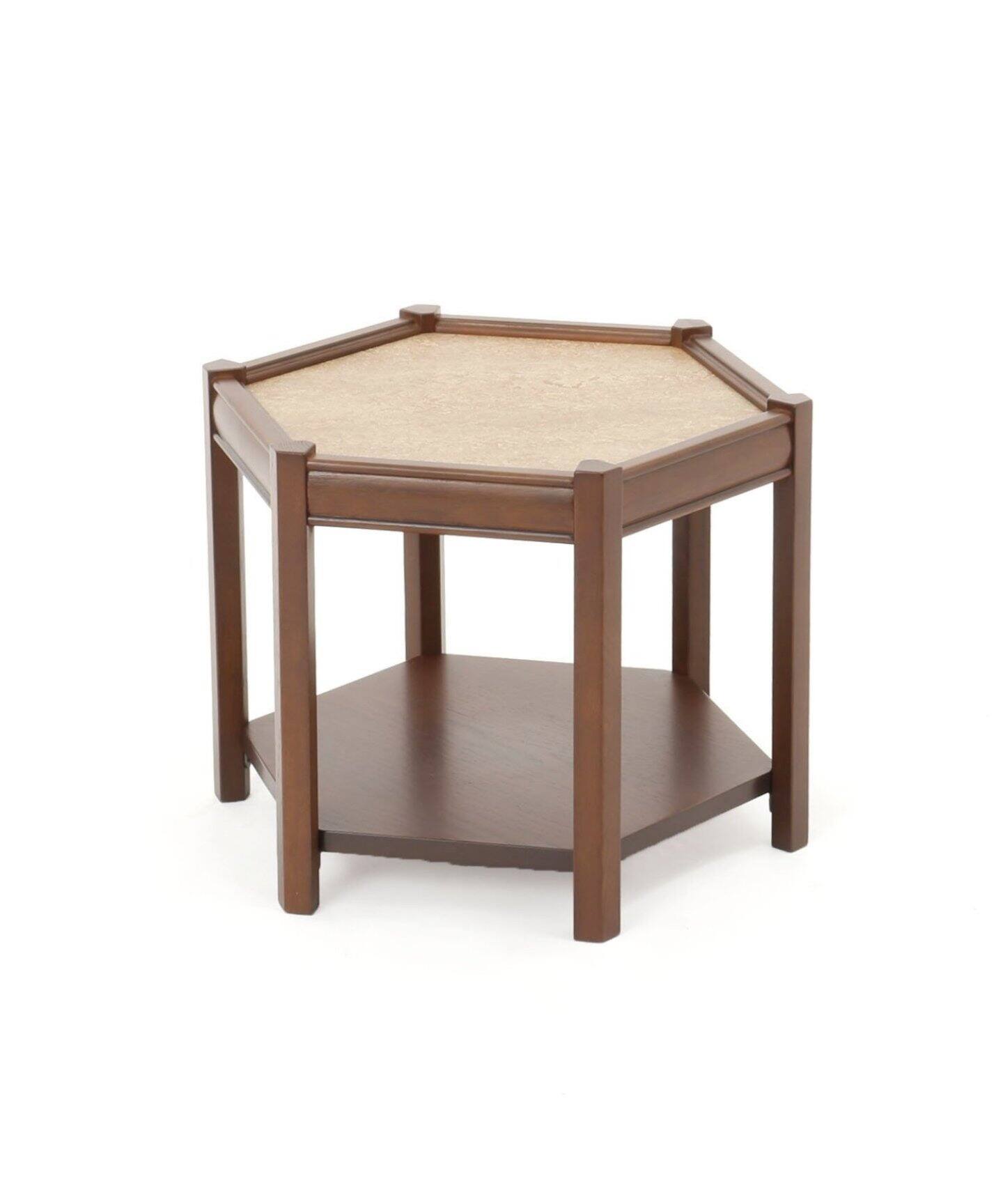 中型商品》BROOKS HEXAGON TABLE ベージュ ブルックスヘキサゴン  