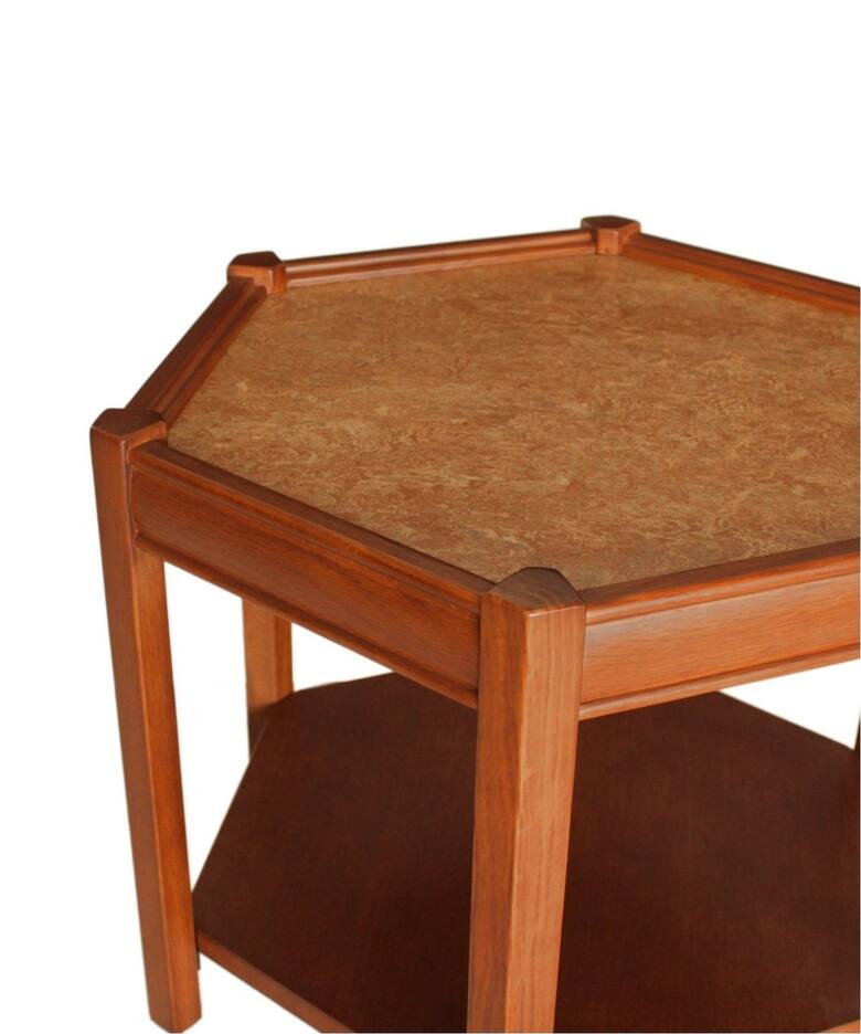 予約》BROOKS HEXAGON TABLE ベージュ ブルックスヘキサゴン（テーブル 