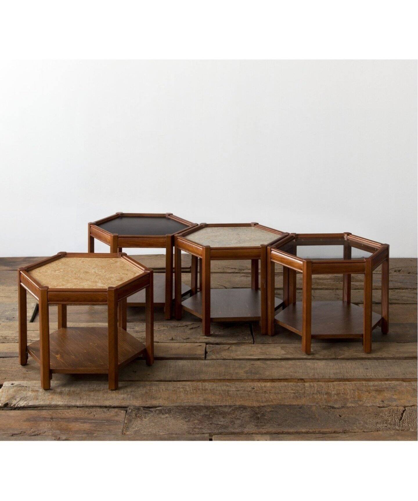 中型商品》BROOKS HEXAGON TABLE ベージュ ブルックスヘキサゴン  