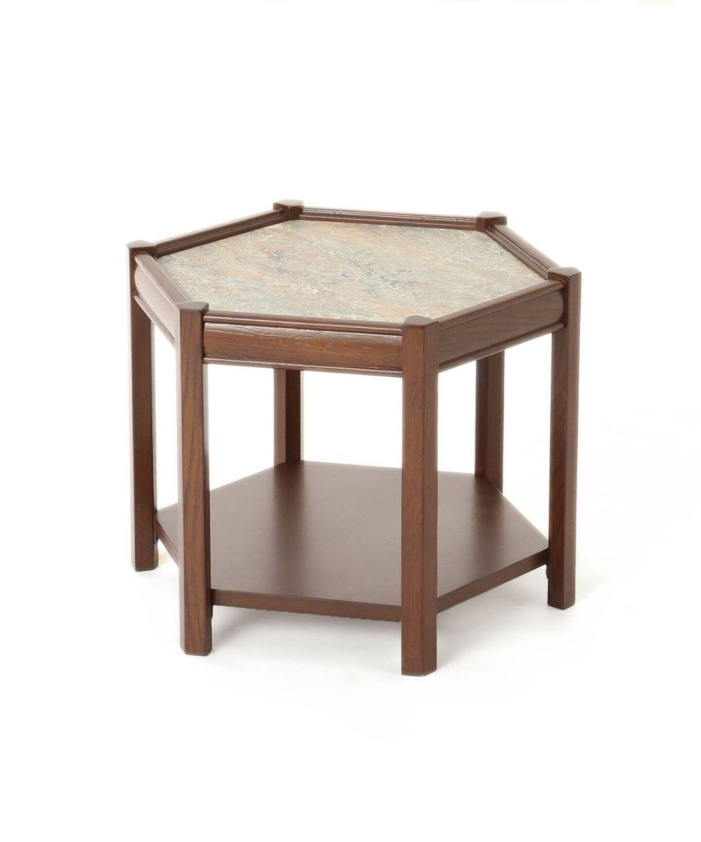 中型商品》BROOKS HEXAGON TABLE_lino(GRY) ブルックスヘキサゴン  