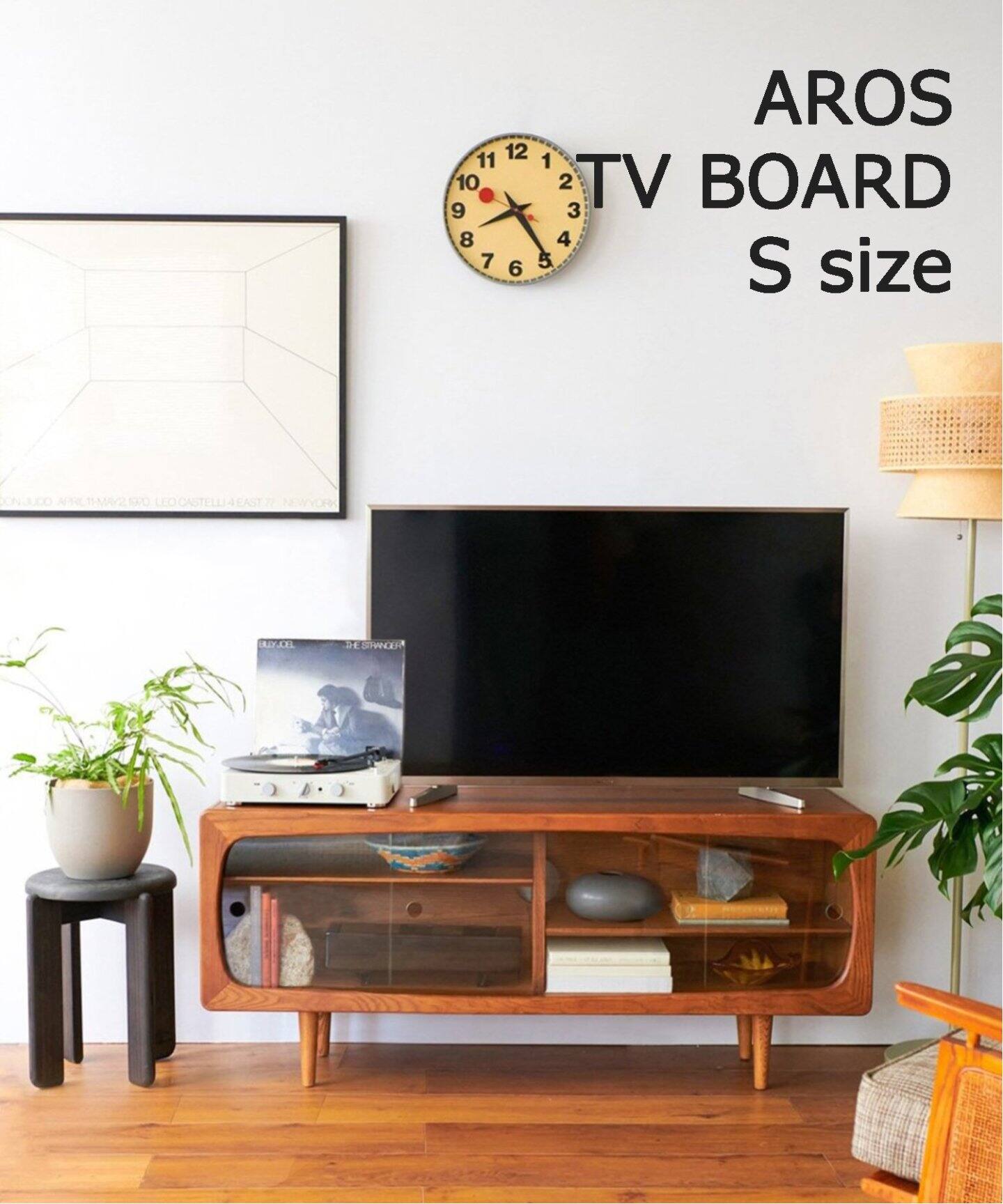 大型商品》AROS TV BOARD SMALL アロス テレビ ボード（収納家具 