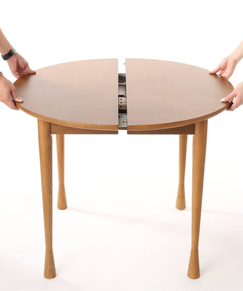 大型商品》AROS ROUND TABLE brown アロス ラウンド テーブル ブラウン 