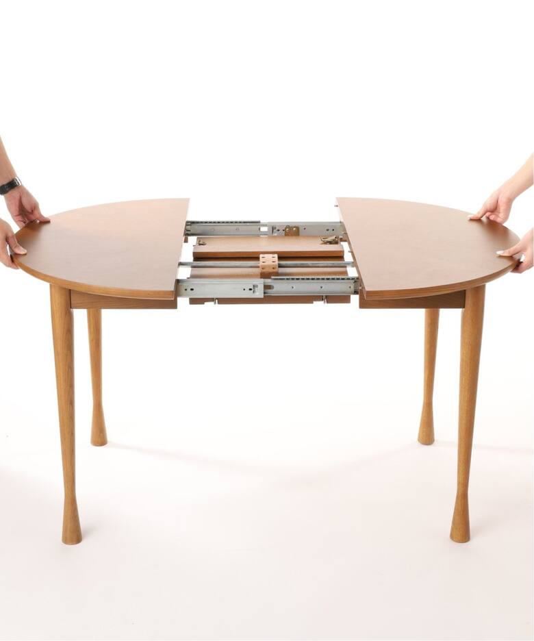 大型商品》AROS ROUND TABLE brown アロス ラウンド テーブル ブラウン 