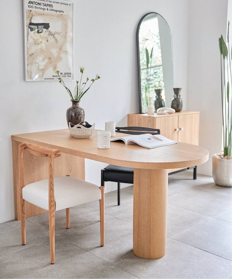 大型商品》PORTO DINING TABLE natural ポルト ダイニングテーブル 