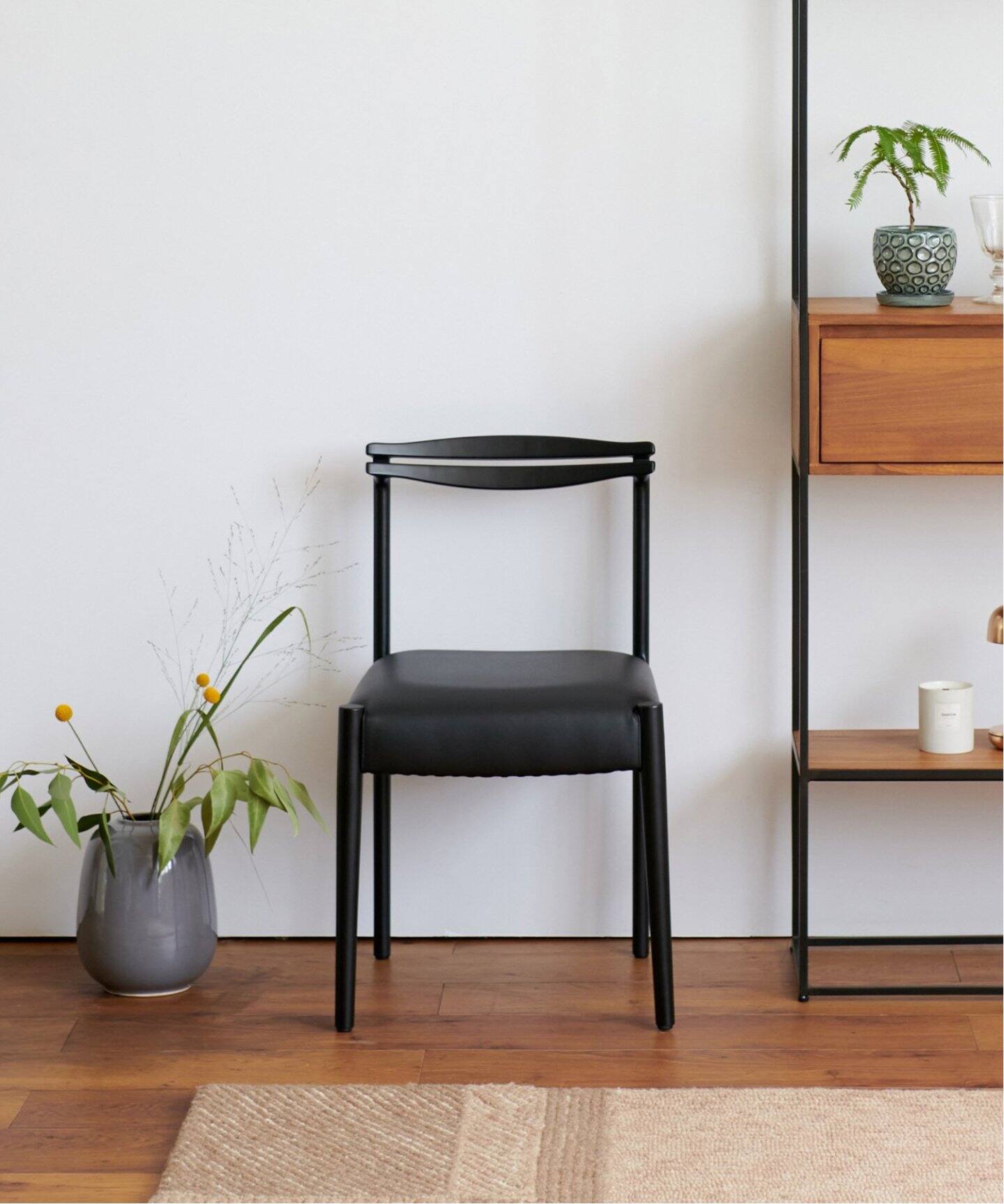 中型商品》PORTO CHAIR black ポルト チェア ブラック（チェア