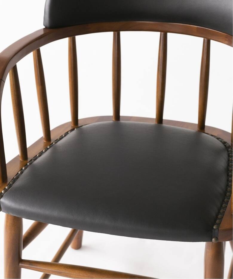 大型商品》OAKS ARM CHAIR_PVC BK オークスアームチェア（チェア 