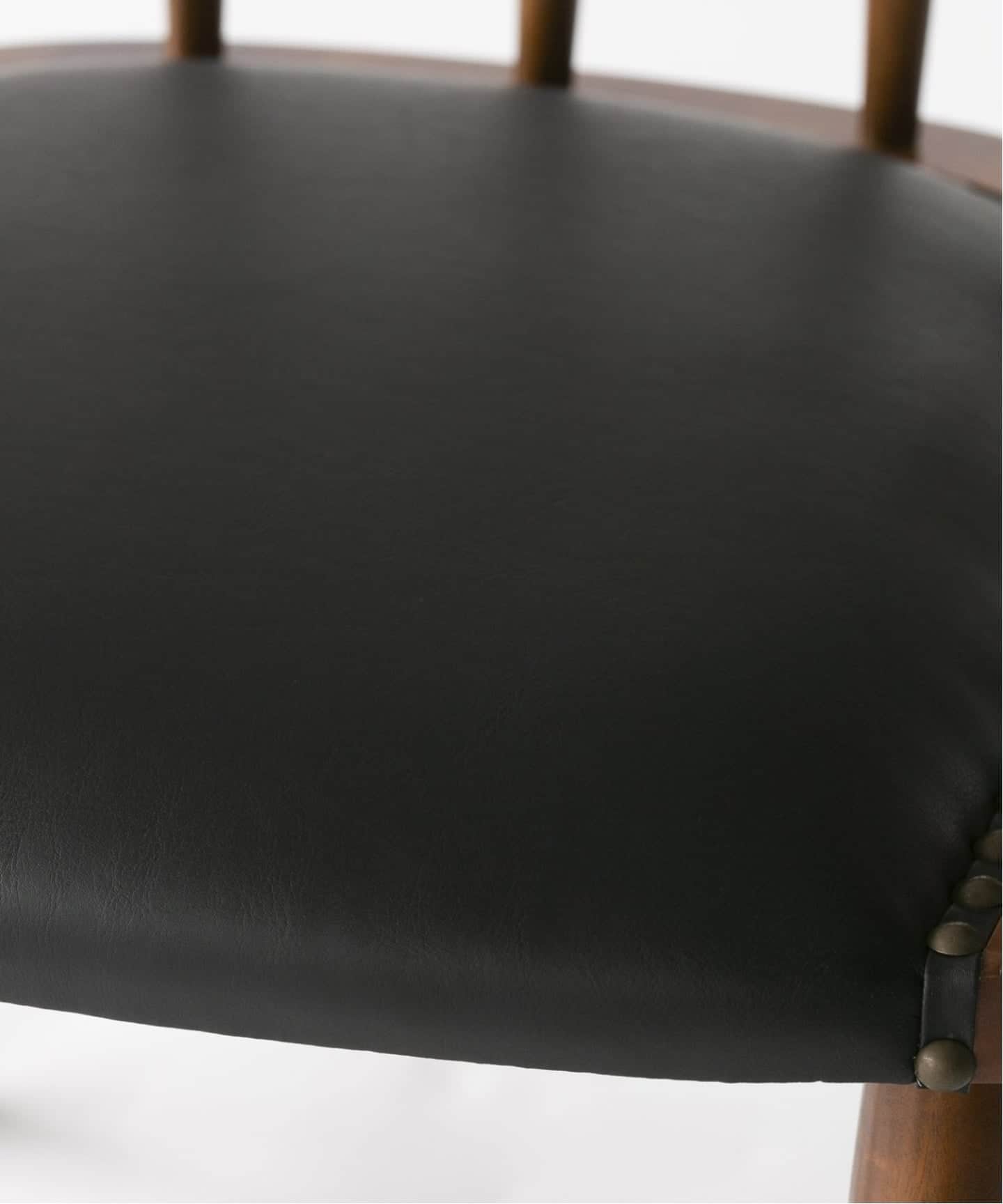 大型商品》OAKS ARM CHAIR_PVC BK オークスアームチェア（チェア
