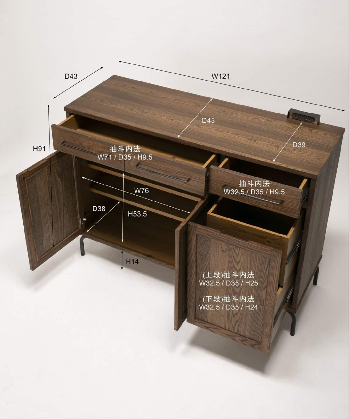 大型商品》TIVERTON KITCHEN COUNTER-L ティバートン キッチン