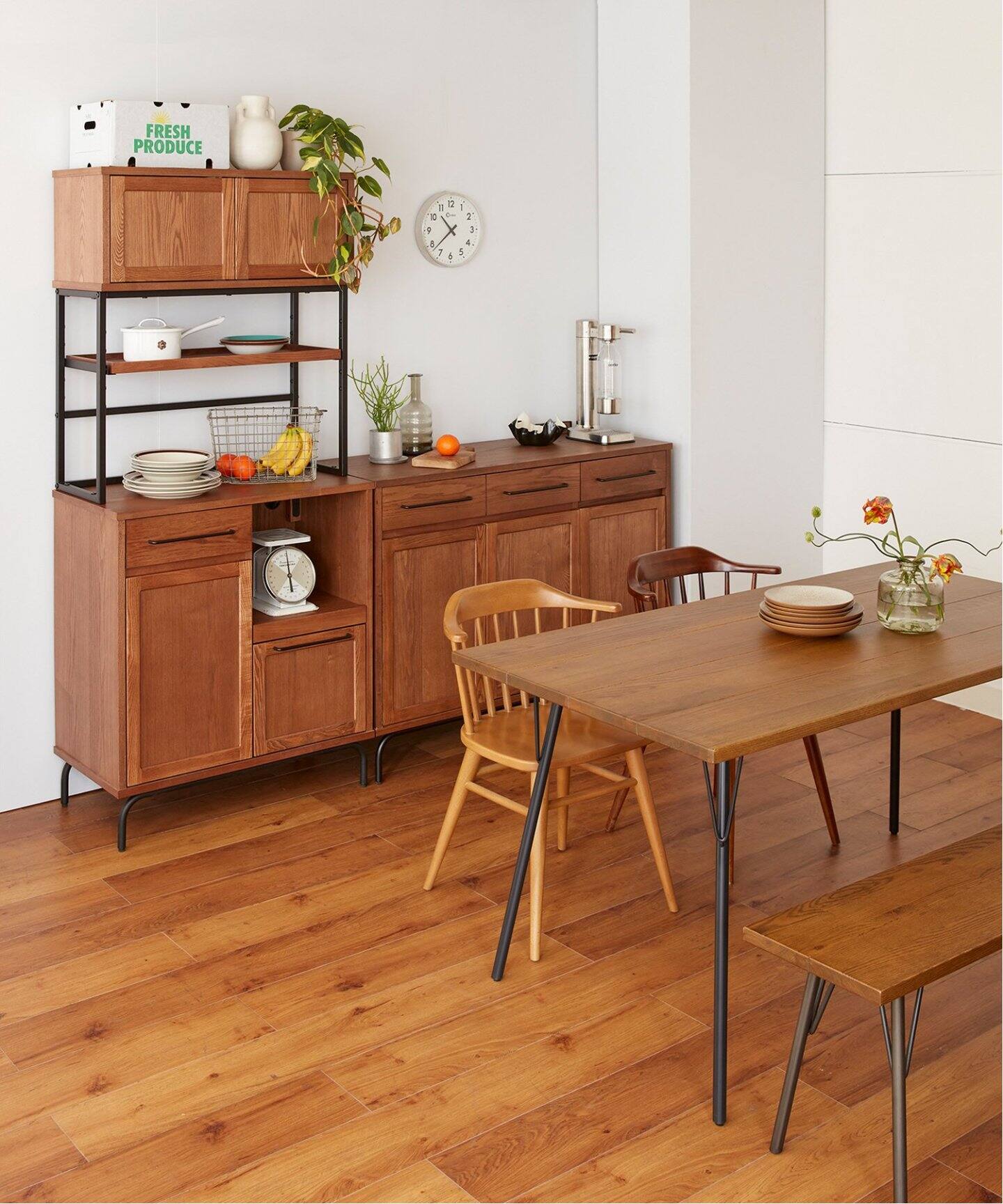 大型商品》TIVERTON KITCHEN COUNTER-L ティバートン キッチン
