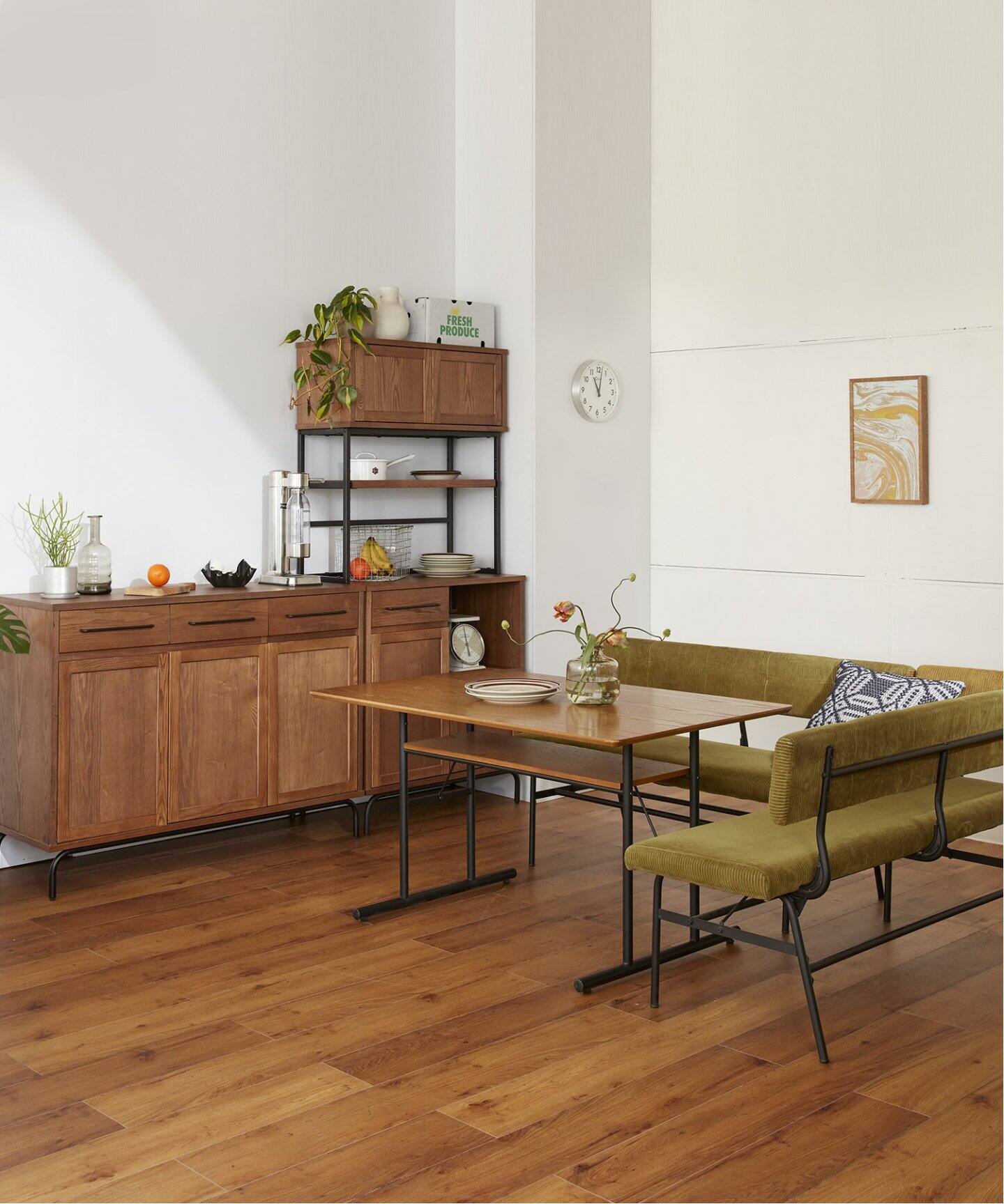 大型商品》TIVERTON KITCHEN COUNTER-L ティバートン キッチン