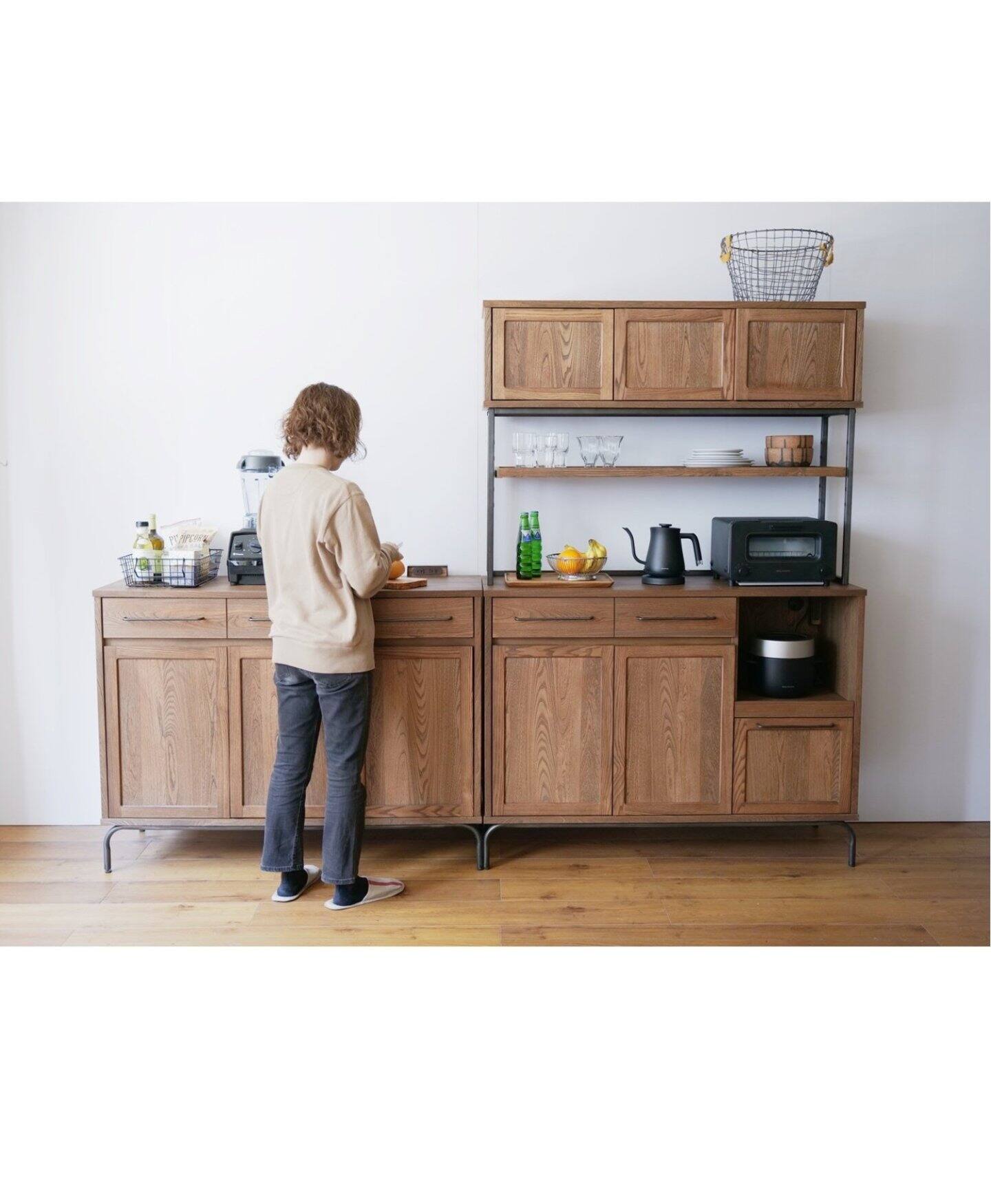 ジャーナルスタンダードファニチャーTIVERTON キッチンカウンター 大型商品》TIVERTON KITCHEN COUNTER-L ティバートン キッチン
