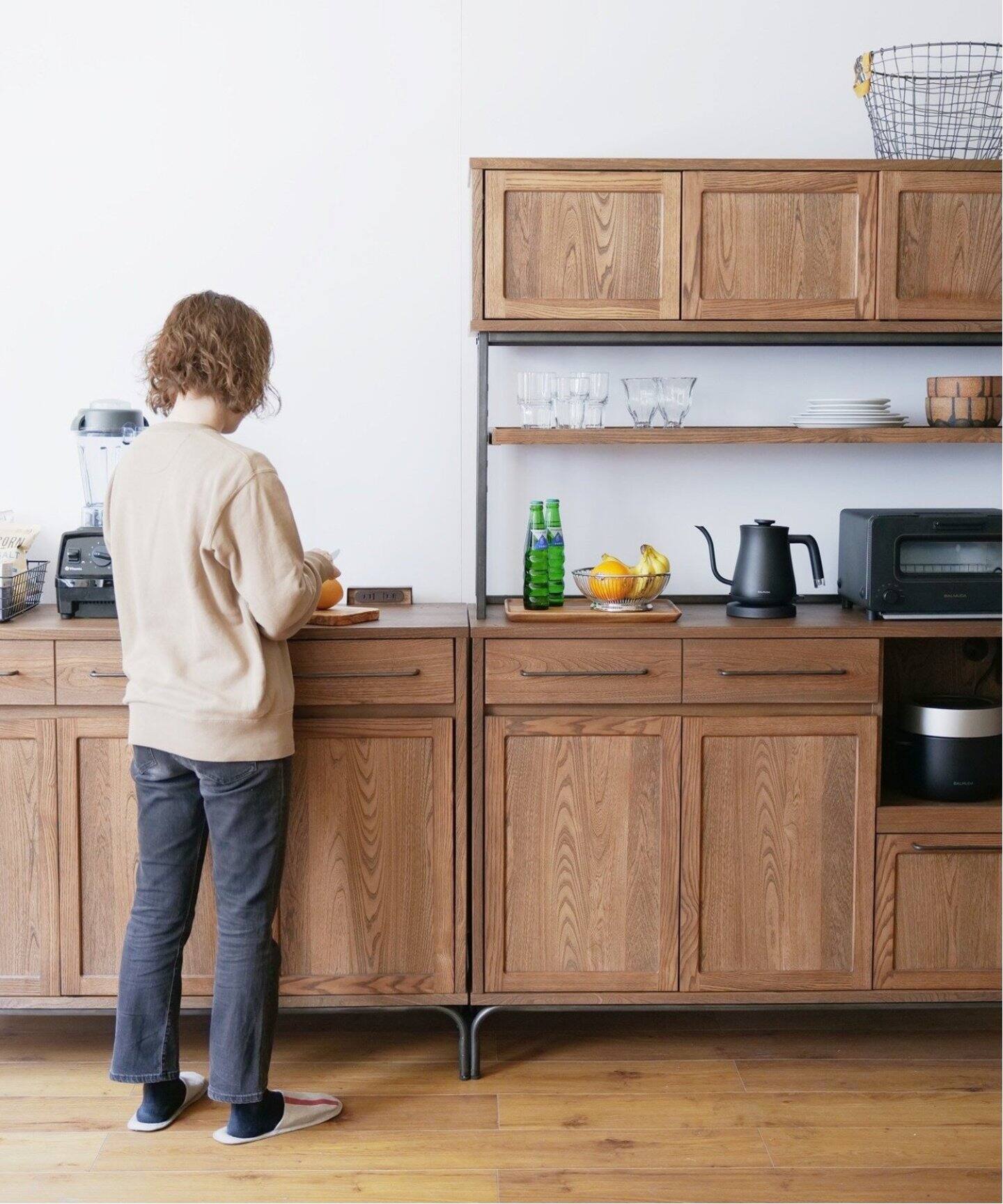 大型商品》TIVERTON KITCHEN COUNTER-L ティバートン キッチン