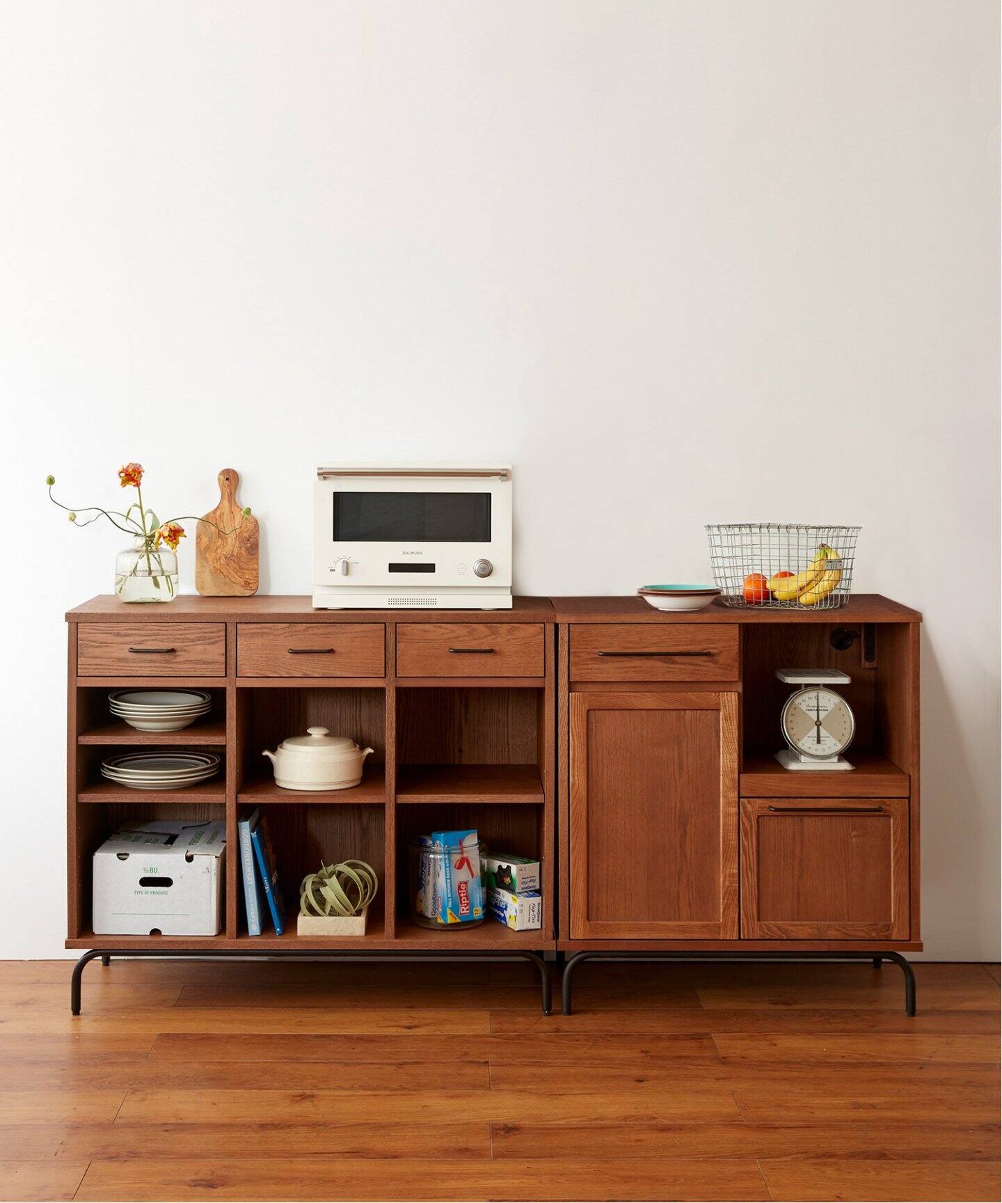 中型商品》TIVERTON ティバートン キッチンカウンター スライド 棚 S 
