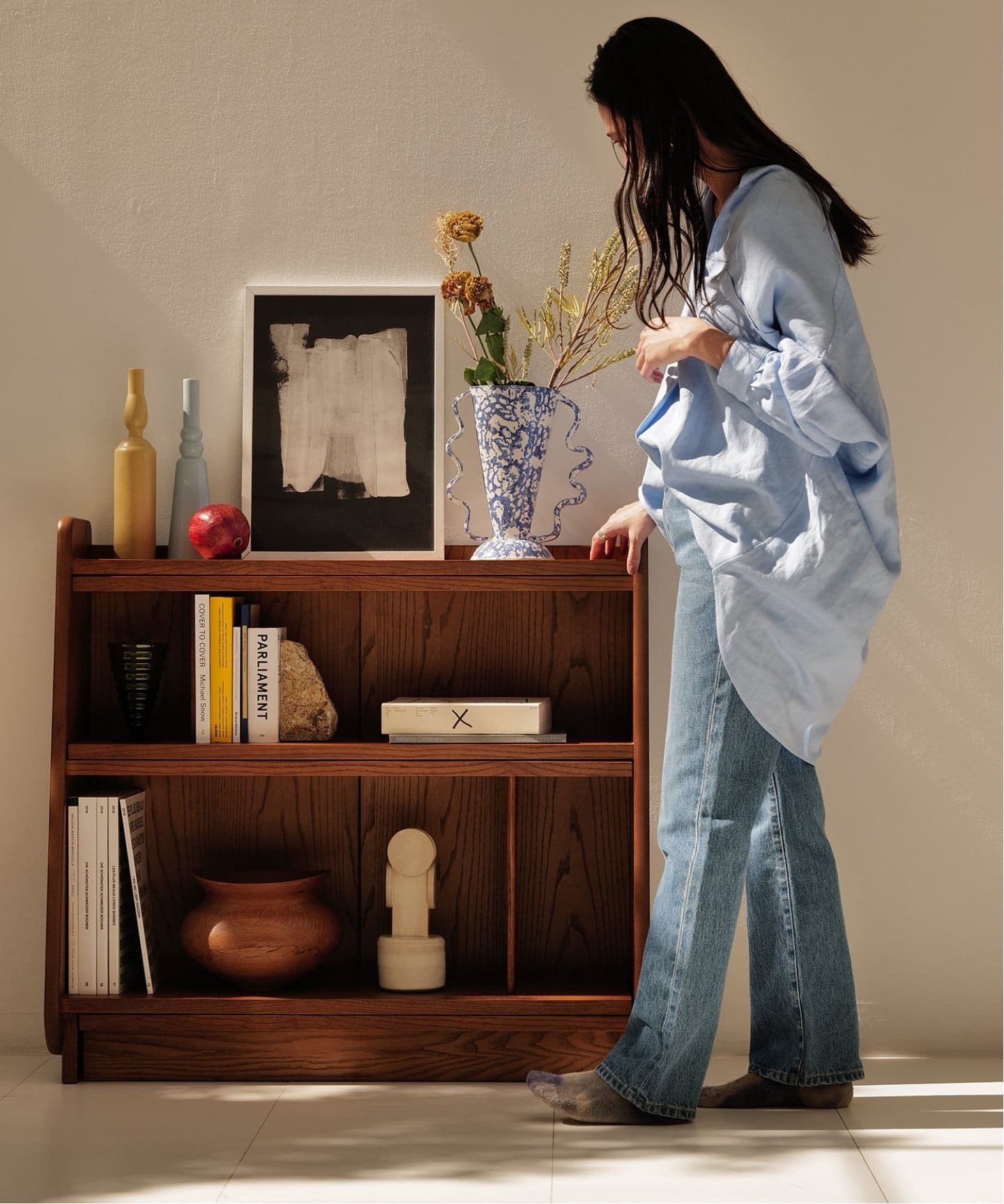 大型商品》AROS SLIDE SHELF アロス スライドシェルフ（収納家具