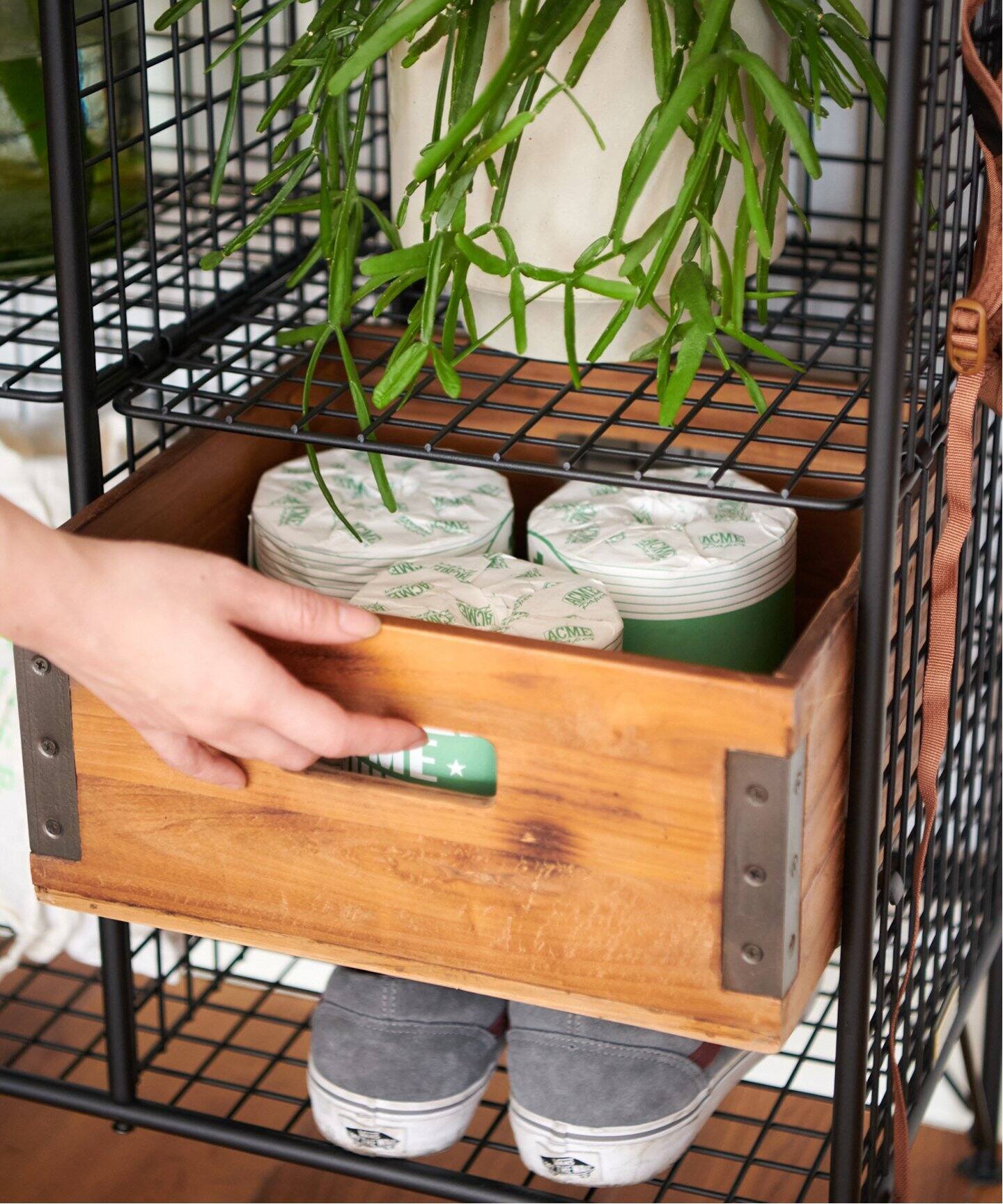 古材飾り棚 クリーム色 （楽天市場】 家具 > 収納家具 > OLD ASHIBA  