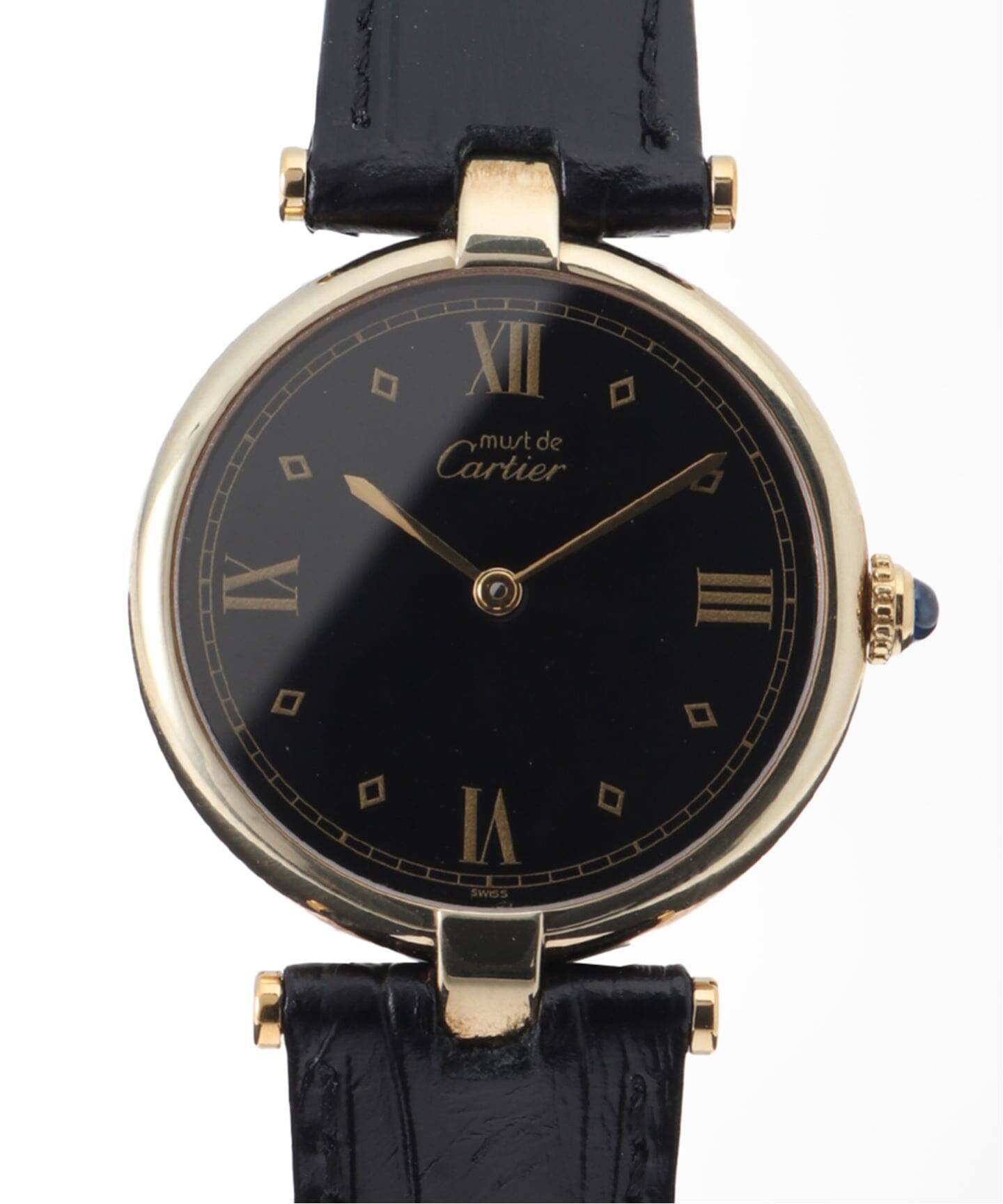 Cartier 腕時計 カルティエ タンク シノワーズLM 18金無垢 1980年代製 PARIS