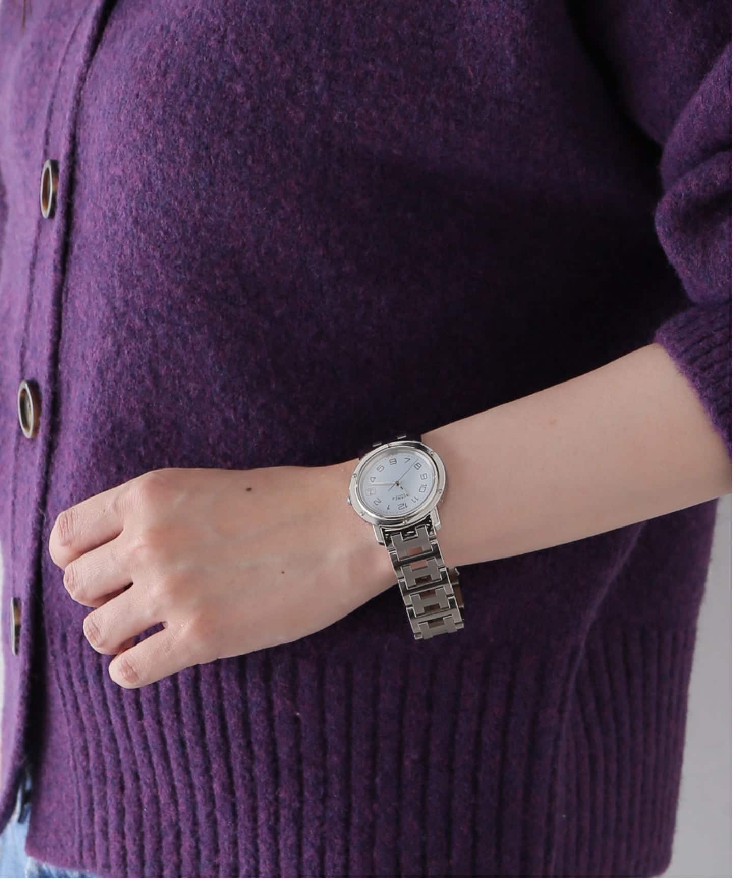 エルメス HERMES レディース 時計 動作確認済 本物保証 clipper