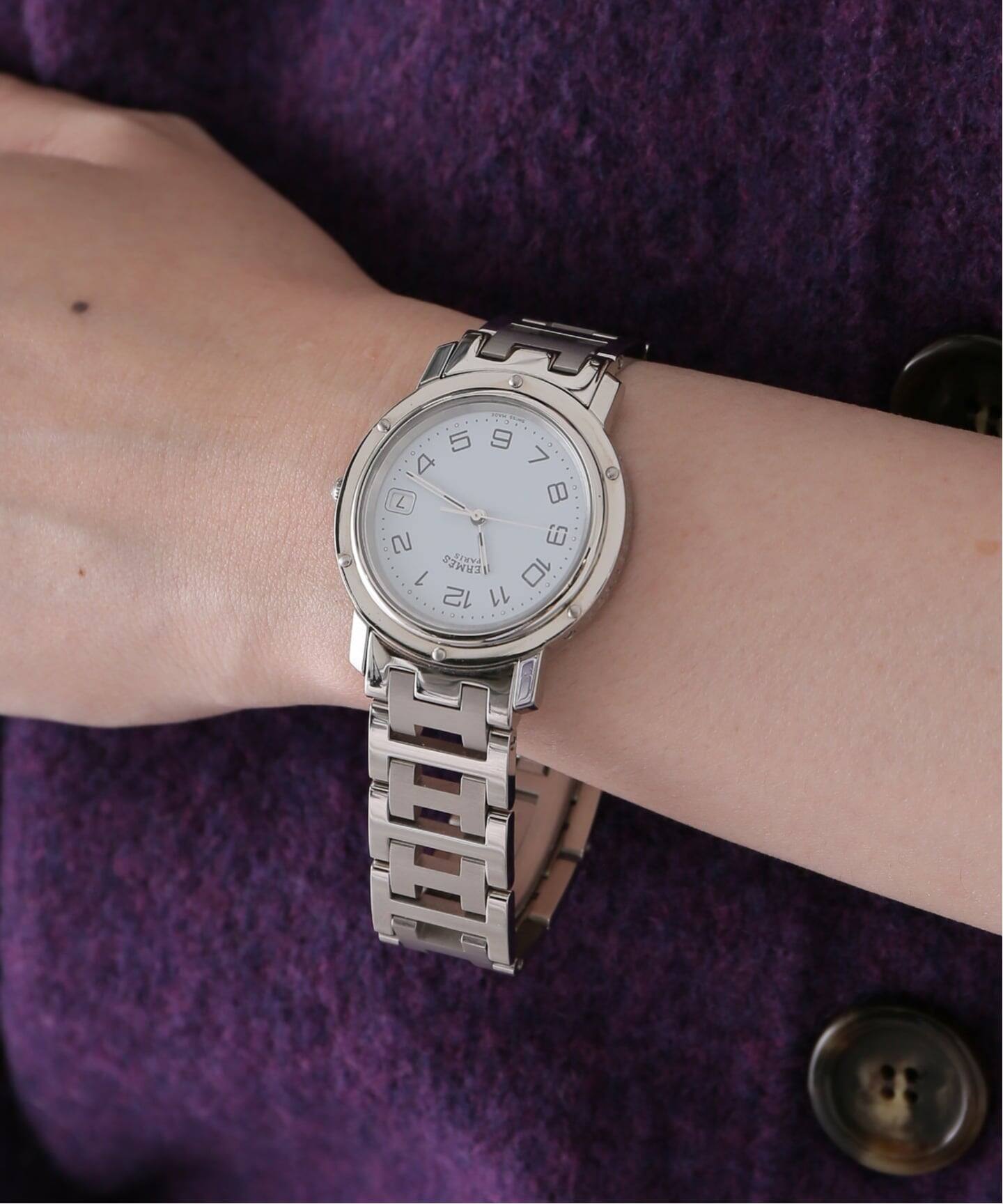 HERMES / エルメス】Clipper white / unisex（ヴィンテージ