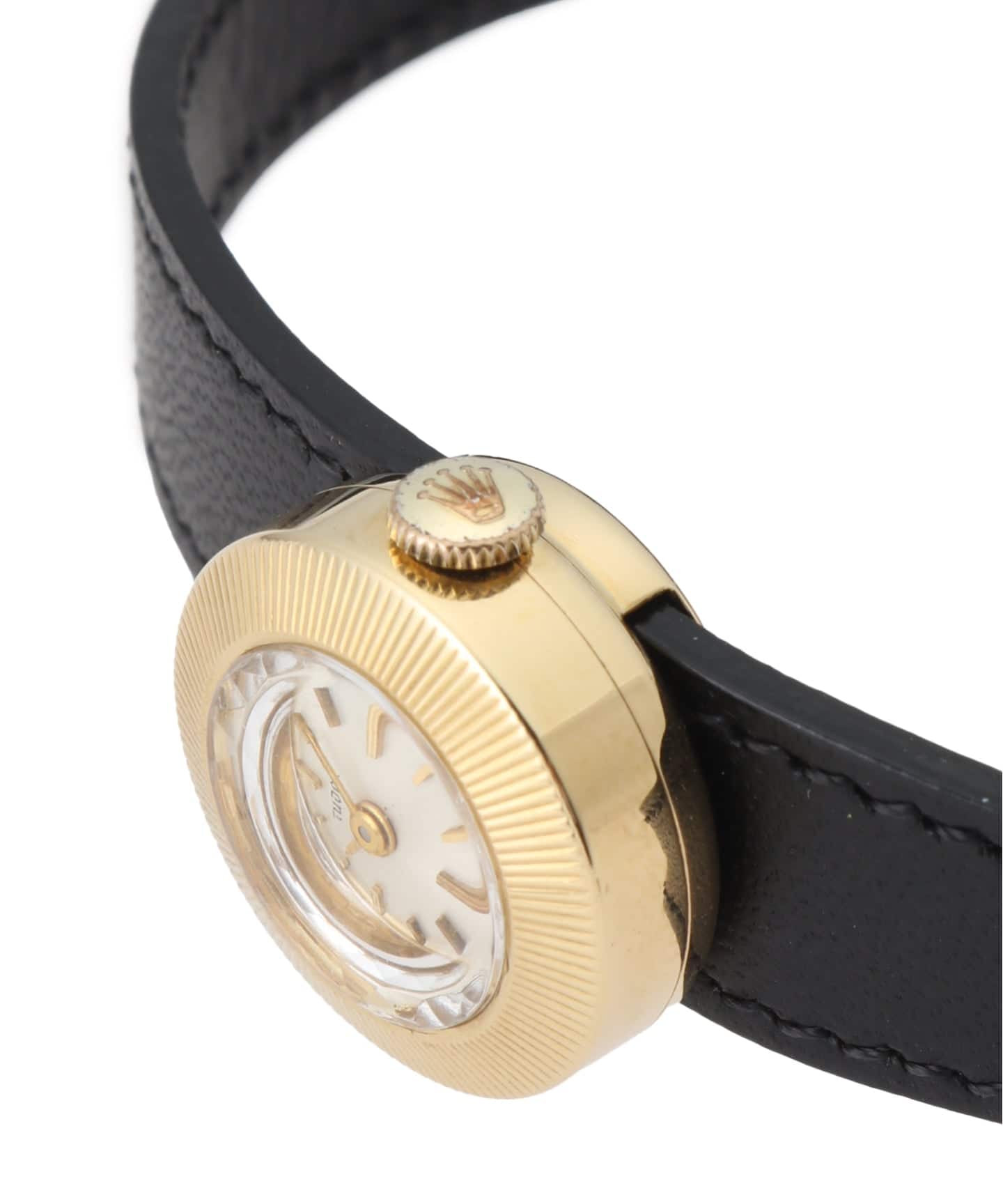 TUDOR Chameleon Type / Milled edge Cut glass 18K YG（ヴィンテージ