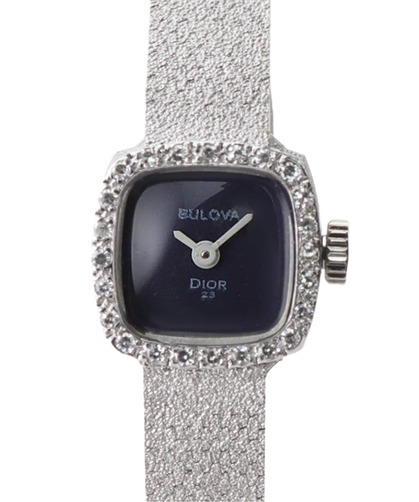 Dior BULOVA Square / Integrated 14K WG Diamond（ヴィンテージ
