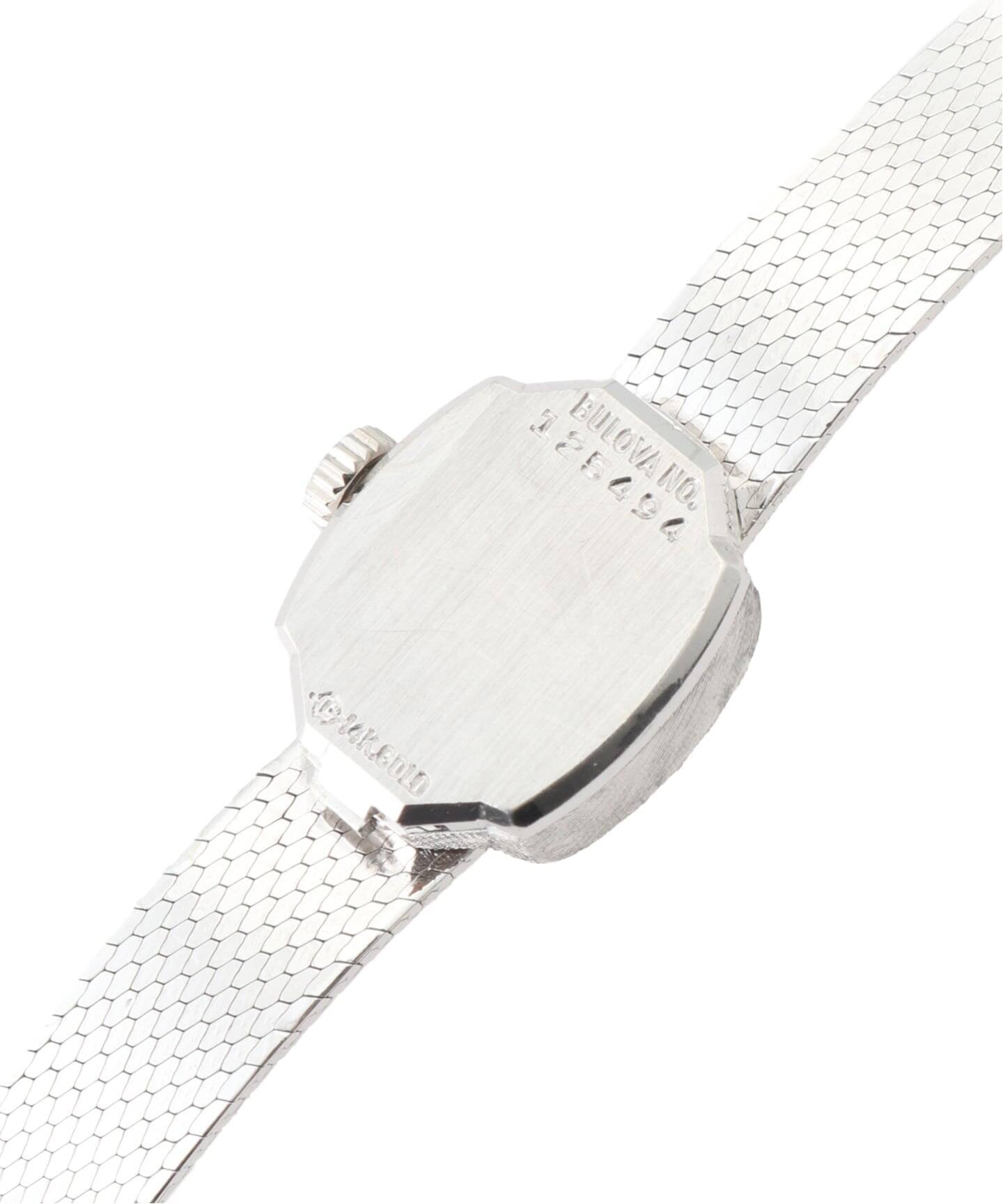 Dior BULOVA Square / Integrated 14K WG Diamond（ヴィンテージ 