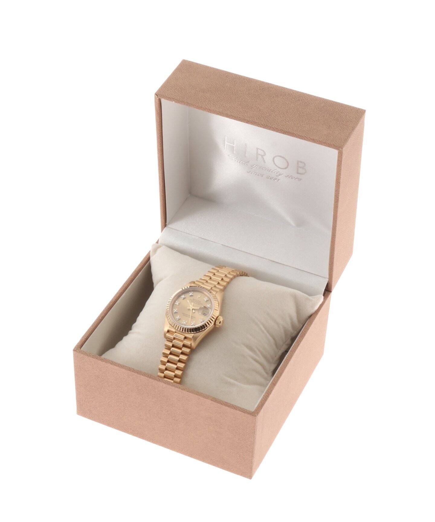 ROLEX / ロレックス】Oyster Datejust all gold 10P（ヴィンテージ