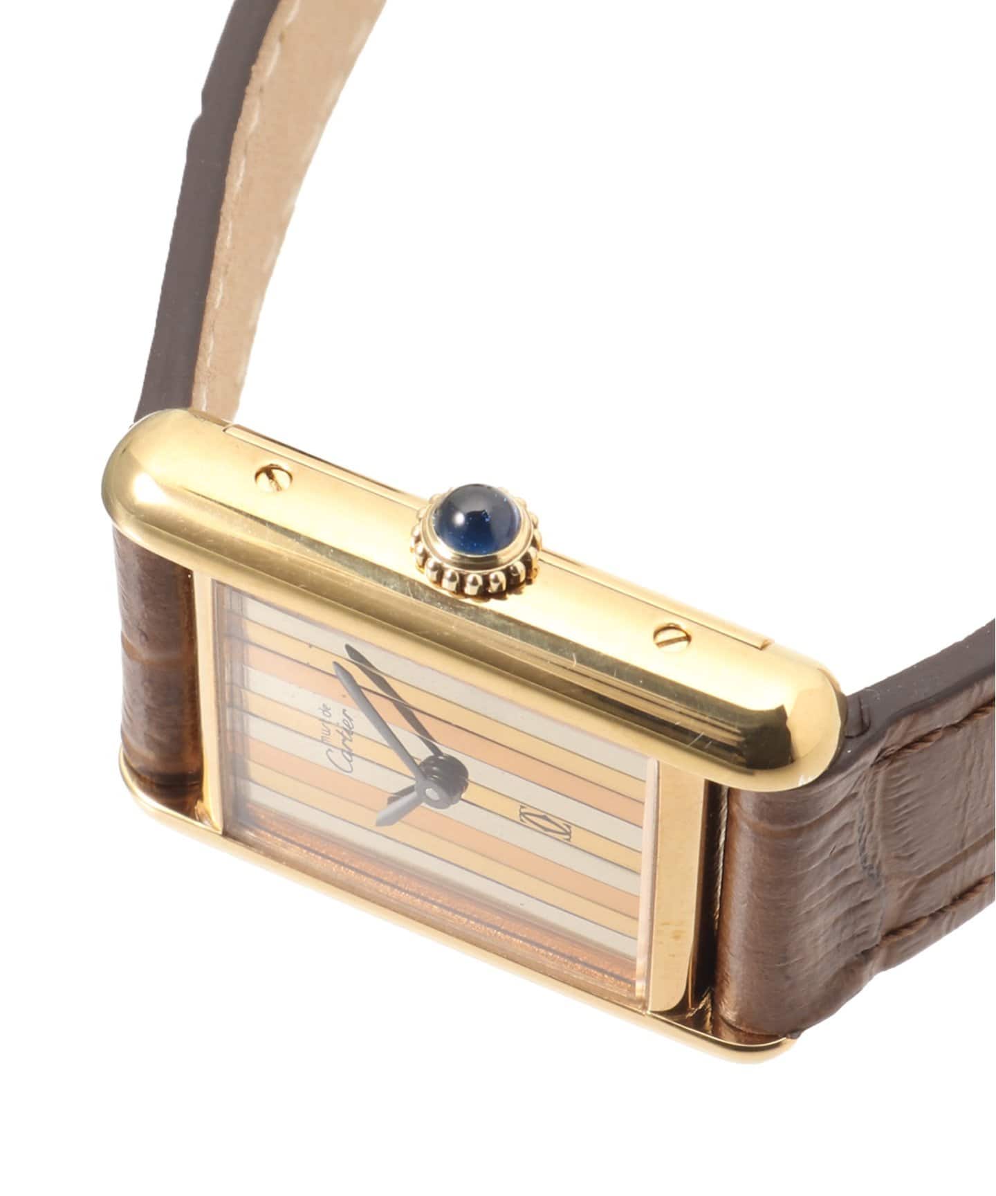 Cartier / カルティエ】must de Cartier Tank SM Trinity stripe