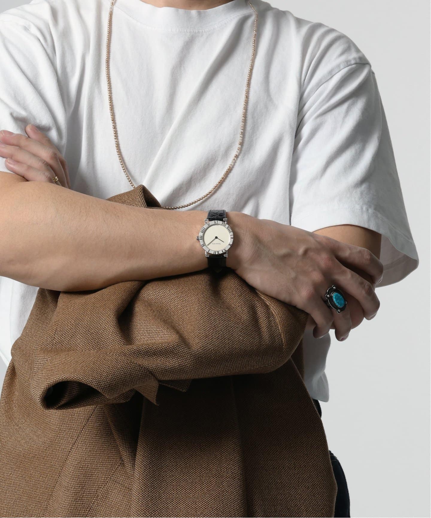 TIFFANY＆CO. Atras Round roman Slv925 unisex（ヴィンテージ