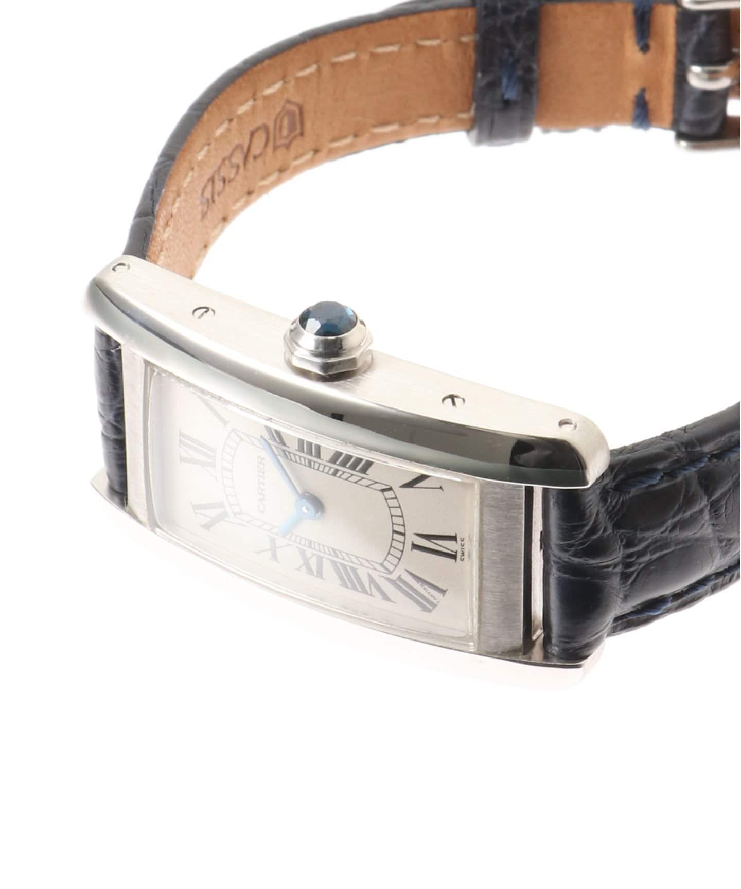 Cartier Tank Americaine SM レザー時計ベルト Cartier Tank Americaine SM レザー時計ベルト For カルティエ