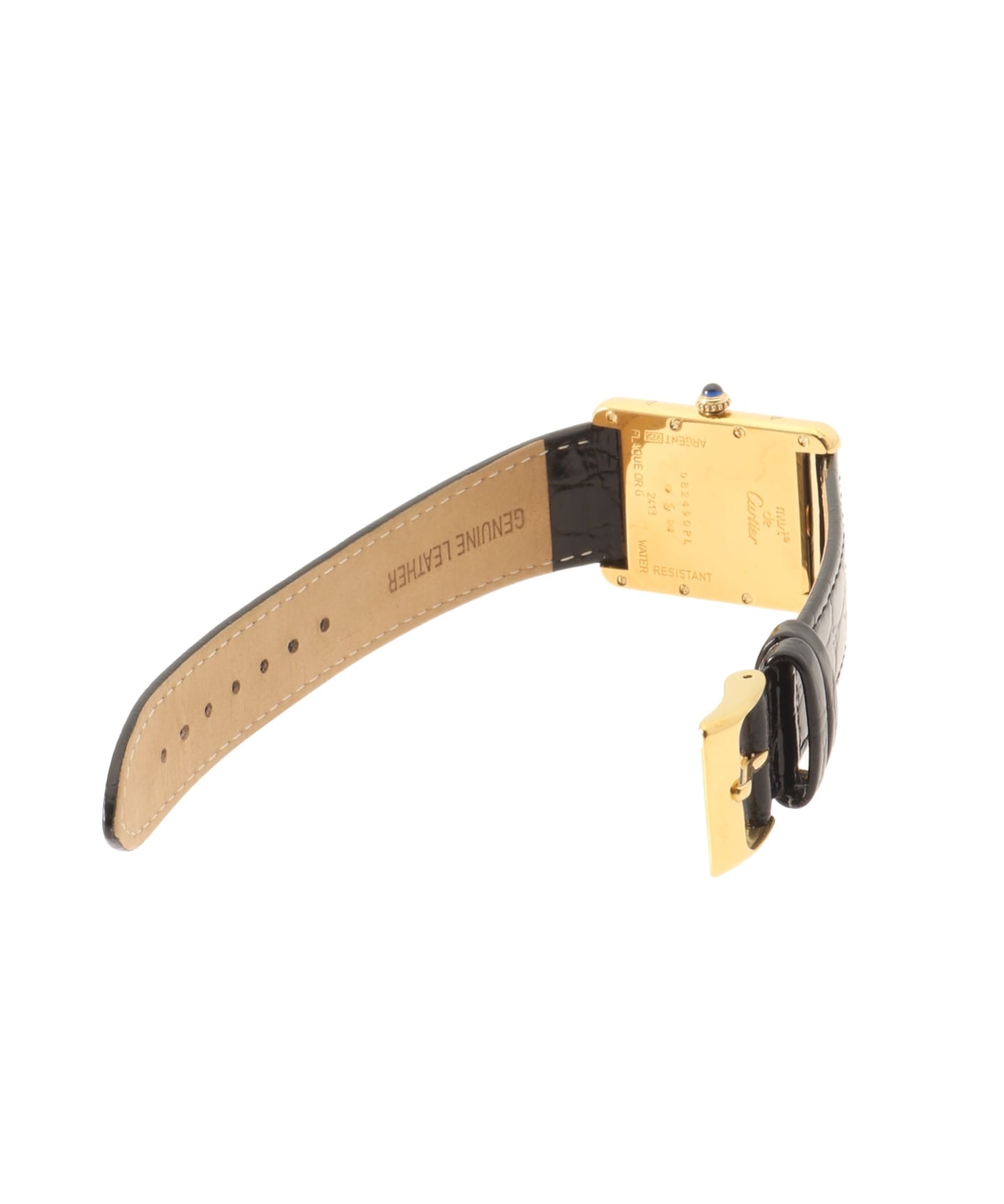must de Cartier Tank XL Date Even index / Gold（ヴィンテージ