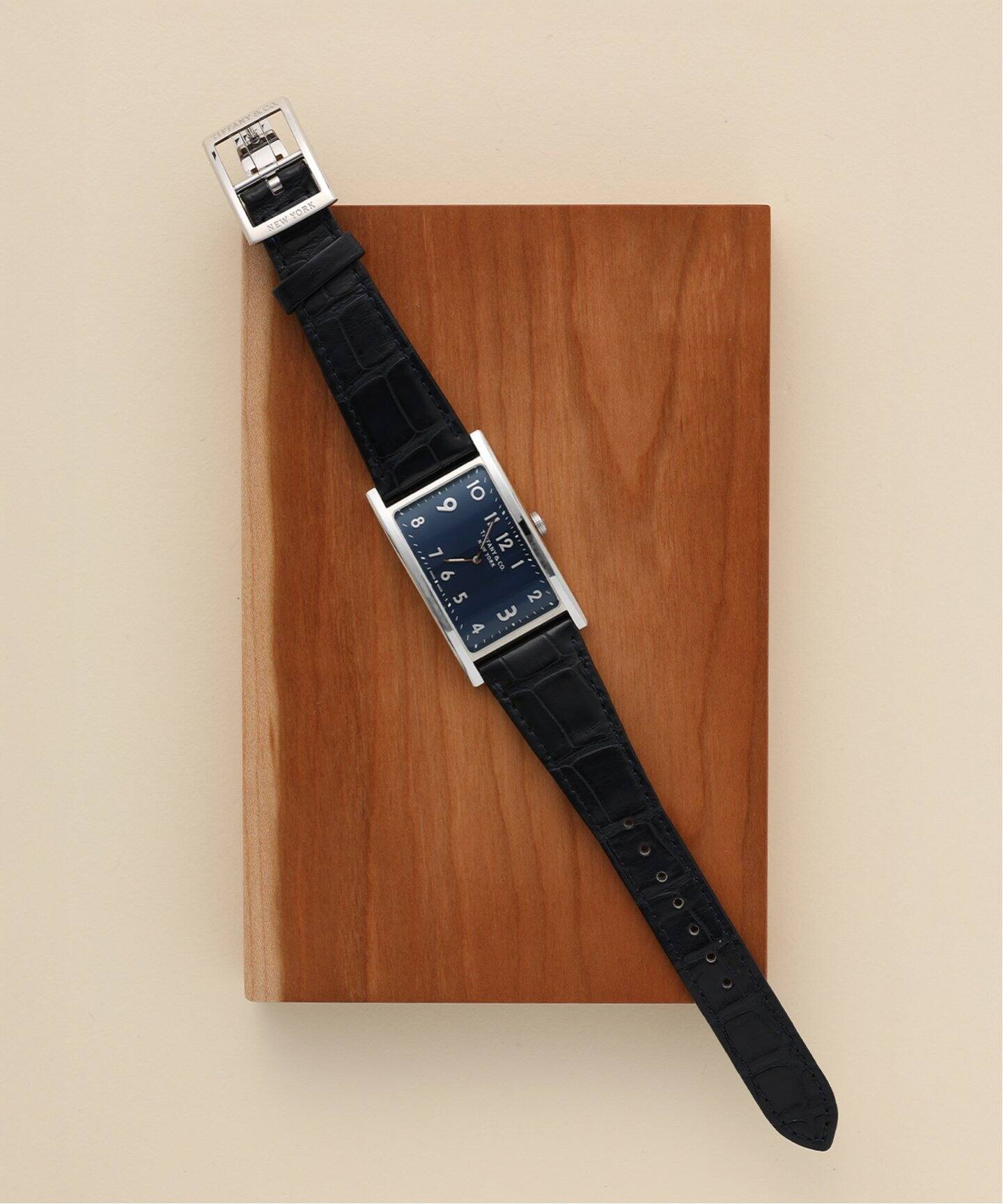 TIFFANY＆CO. East West Standard Navy（ヴィンテージ）｜HIROB