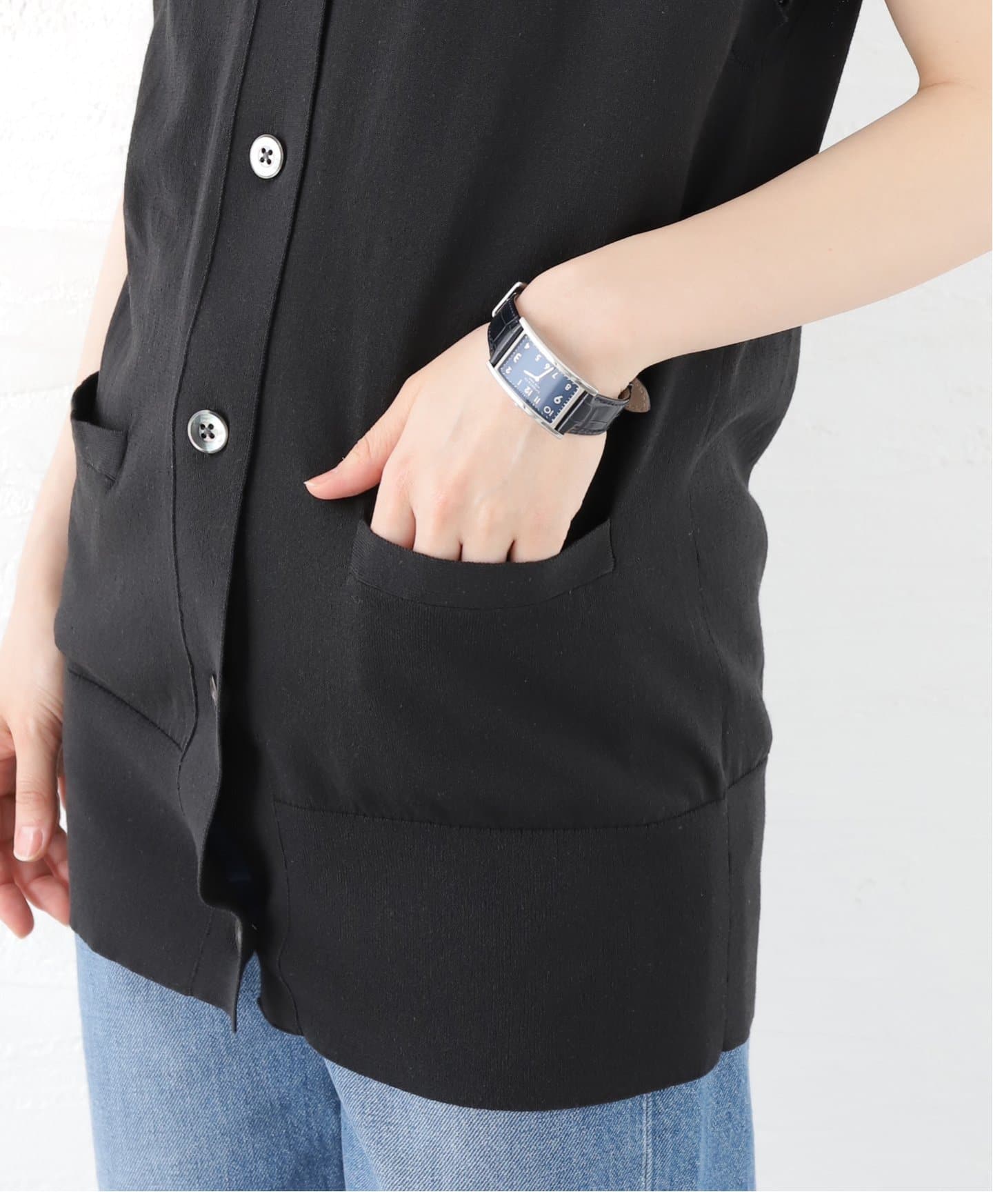 TIFFANY＆CO. East West Standard Navy（ヴィンテージ）｜HIROB