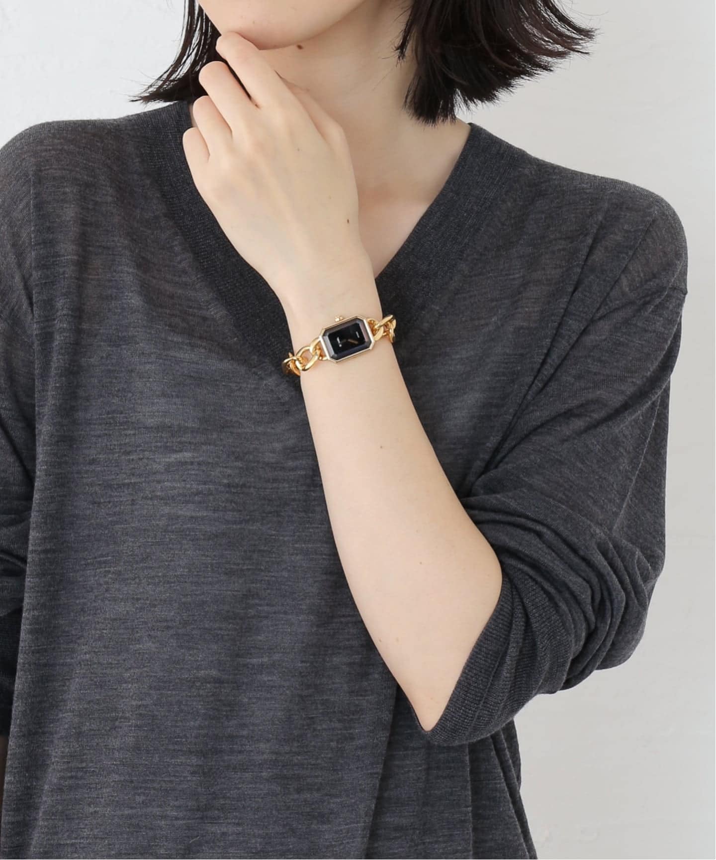 CHANEL 楽1番 CHANEL 2025/26AW LOOK38《パッファーコート》ブラック 直営店 (CHANEL